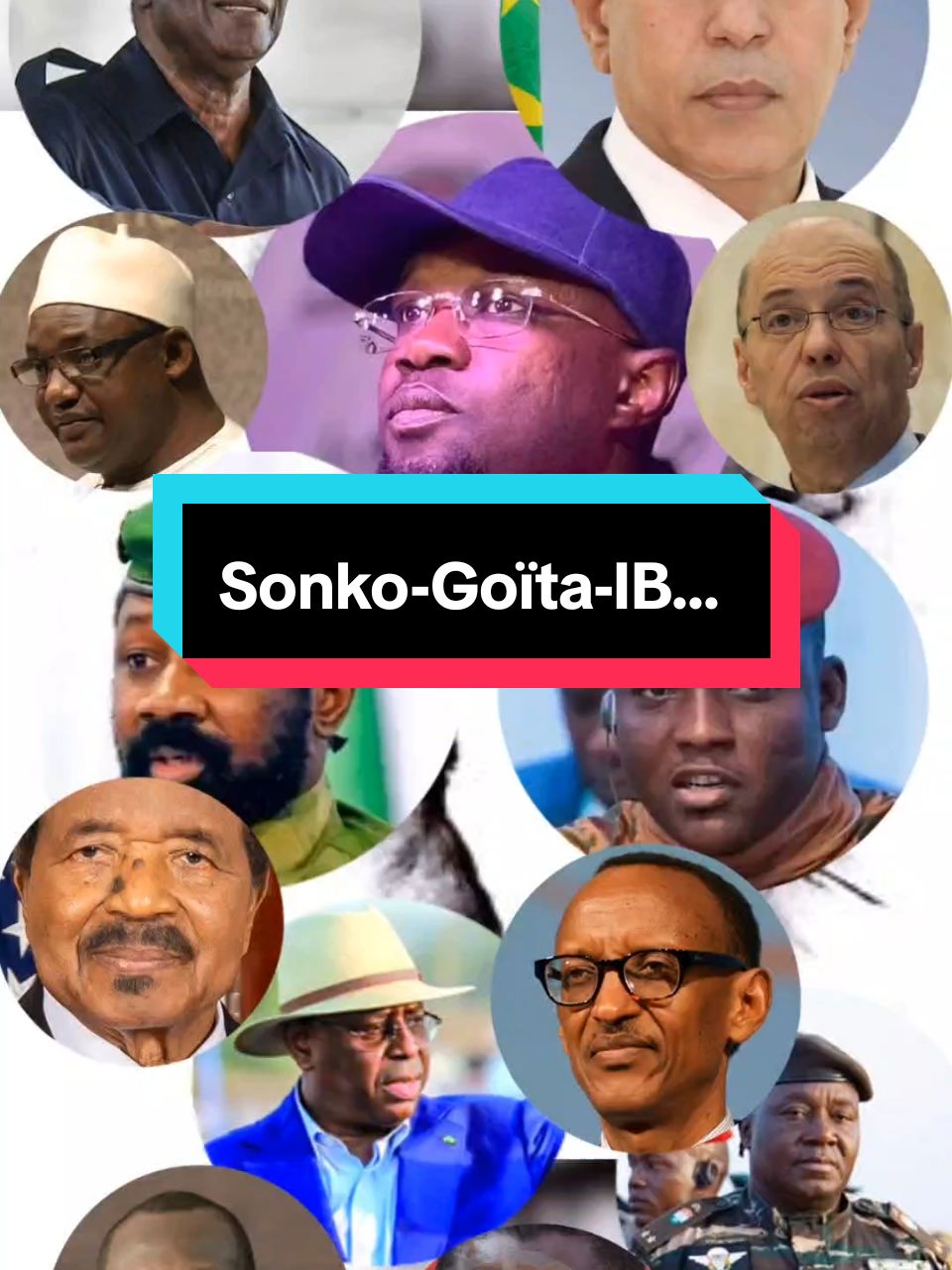 Les trois plus grand hommes politiques africains des trois dernières années. Assimi Goïta,  Ibrahim Traoré, Ousmane Sonko  #tiktokafrique🇹🇬🇨🇩🇨🇮🇧🇯🇬🇦🇨🇲🇬🇦🇳🇪🇸🇳🇧🇴 