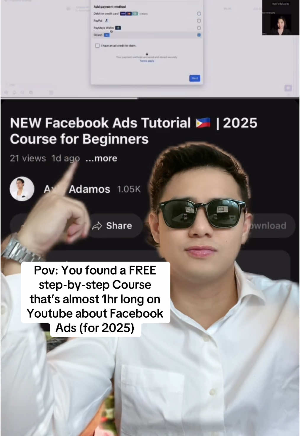 Top FB ADS education for FREE on Youtube 🤯 #SocialMediaMarketingTips #SocialMediaManager #fyp #DigitalMarketing #Entrepreneur 