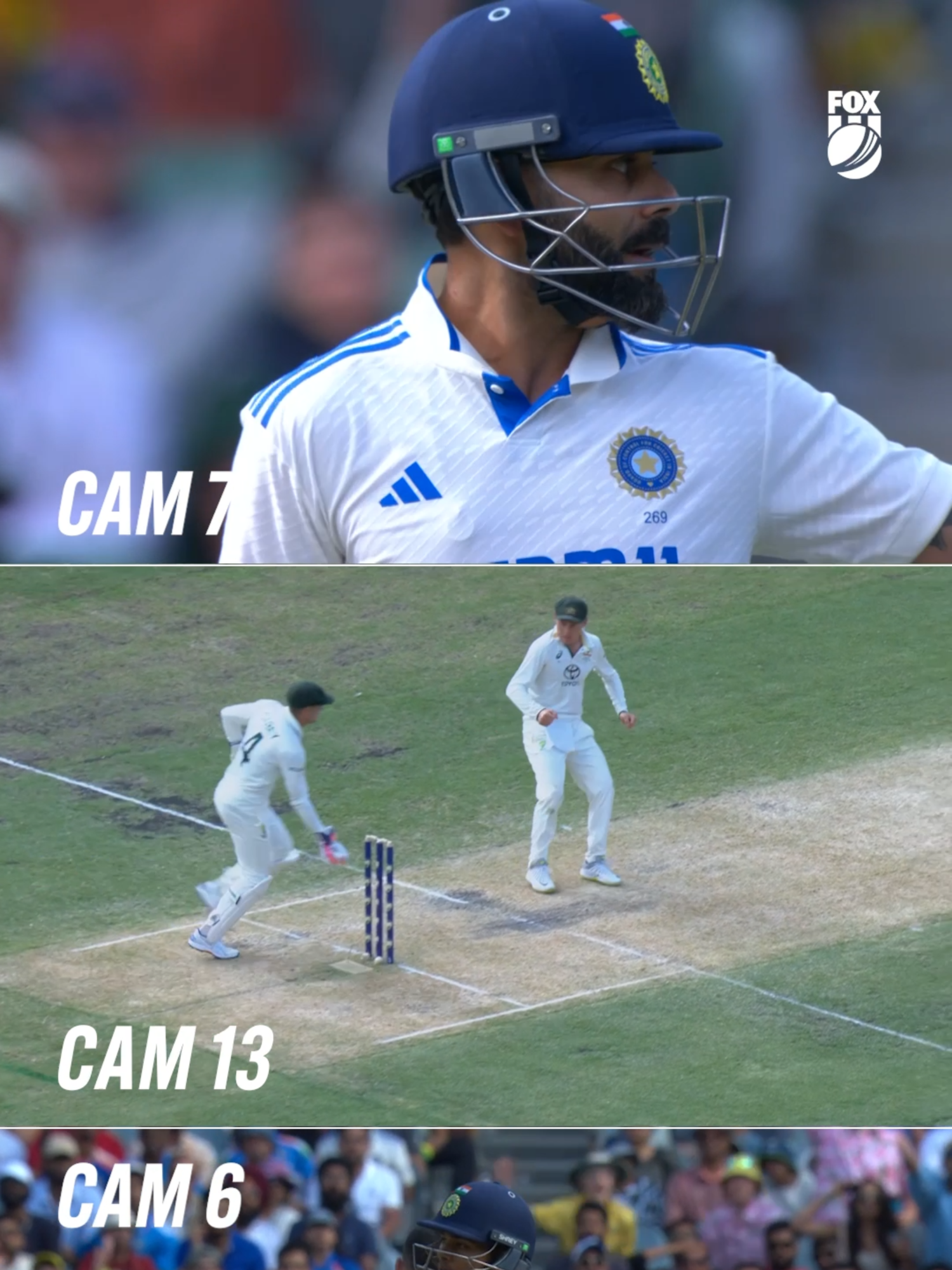 Virat Kohli and Yashavi Jaiswal with one of the all-time mix ups at the MCG 😳 Watch cricket, not ads. #AUSvIND continues on @kayosports