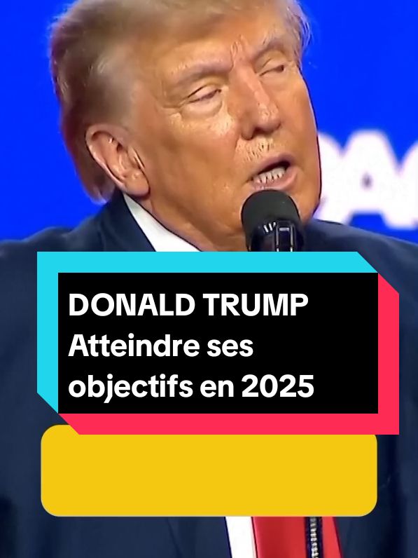 DONALD TRUMP Atteindre ses objectifs en 2025 #business #motivation #success #2025 