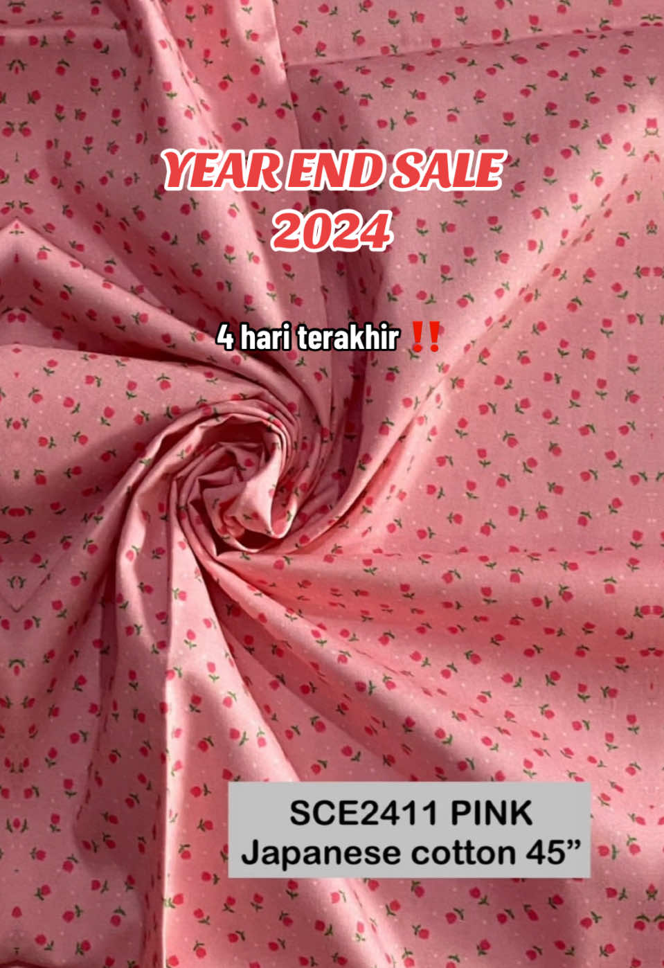 Rugi tak grab Year End Sale; harga borong terendah‼️🔥 #salesalesale #yearendsale #syurgacotton_sce #japanesecotton #combcotton #cottonlovers #kamihantartepatkemasdancepat 