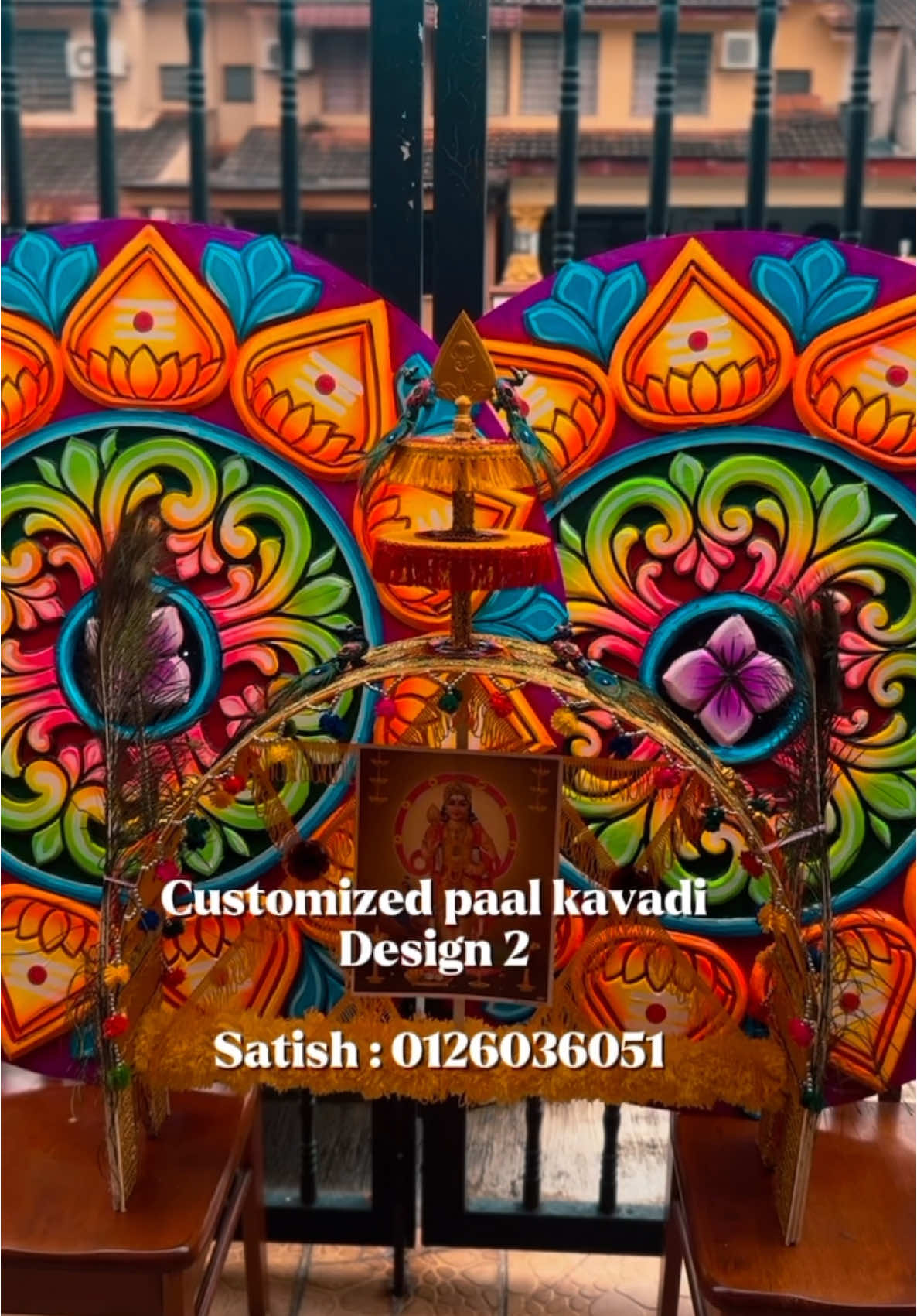 ANOTHER DESIGN OF OUR CUSTOMIZED PAAL KAVADI 😍 #fyp #shahalamsivakavadi👑 #sasbrothers #thaipusam2025 #murugan #welovebatucaves 