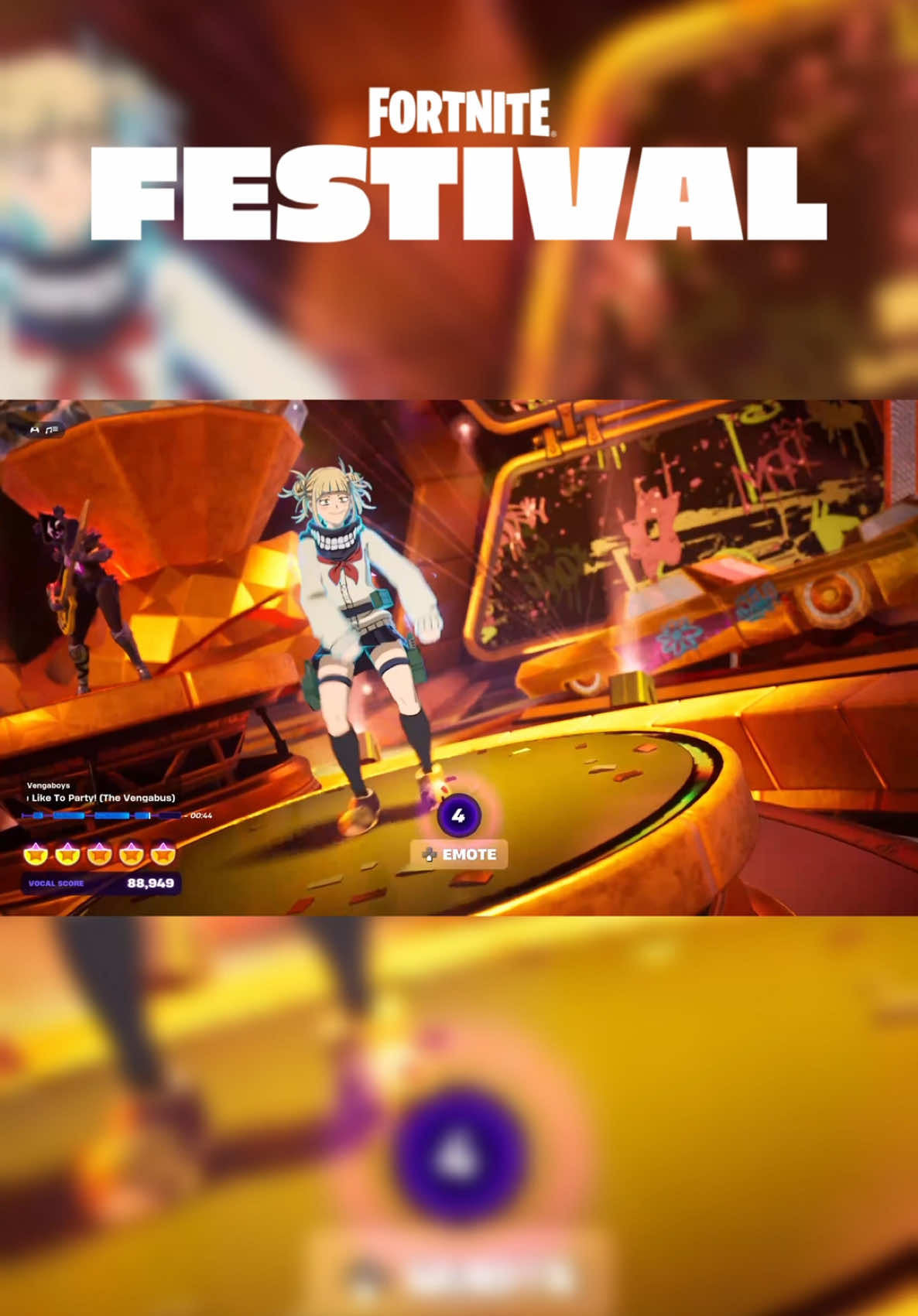 I really like how the song fits perfectly with the emote! #fortnitegame #fortnitefestival 