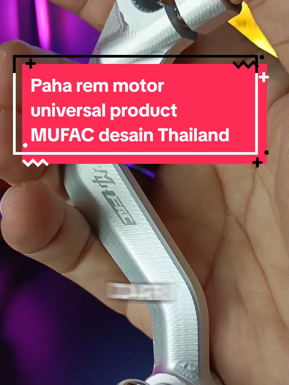 Paha rem belakang universal MUFAC Thailand #paharem #paharembelakang #tuasremmotor #mufac #twoozstore 