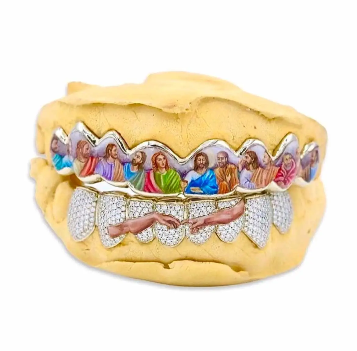 Grillz crafted by @gabbyelanjewelry, where artistry meets precision and unusual creativity. #sevensevenseventy #GabbyElanJewelry #CustomGrillz #JewelryArt #StatementPieces #LuxuryJewelry #UniqueDesigns #GrillzCulture #ArtistryInJewelry #BoldStyle #JewelryLovers