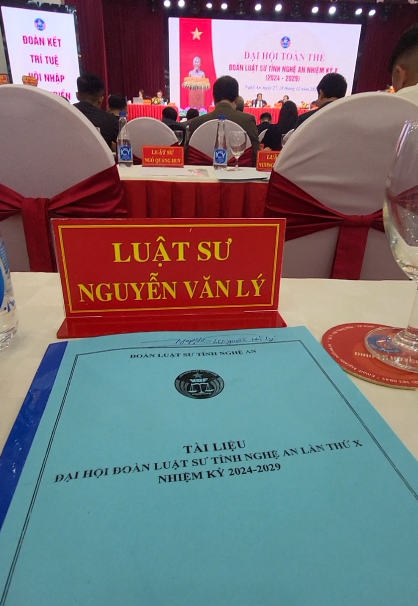 Khung cửa tư pháp, ngày 27/12/2024 ĐẠI HỘI LẦN THỨ X ĐOÀN LUẬT SƯ TỈNH NGHỆ AN #luatsu #luatsunguyenvanly #luattranhchapdatdai #baochi #xuhuong #luatsuhinhsu @CT Luật Pháp Lý Và Cộng Sự