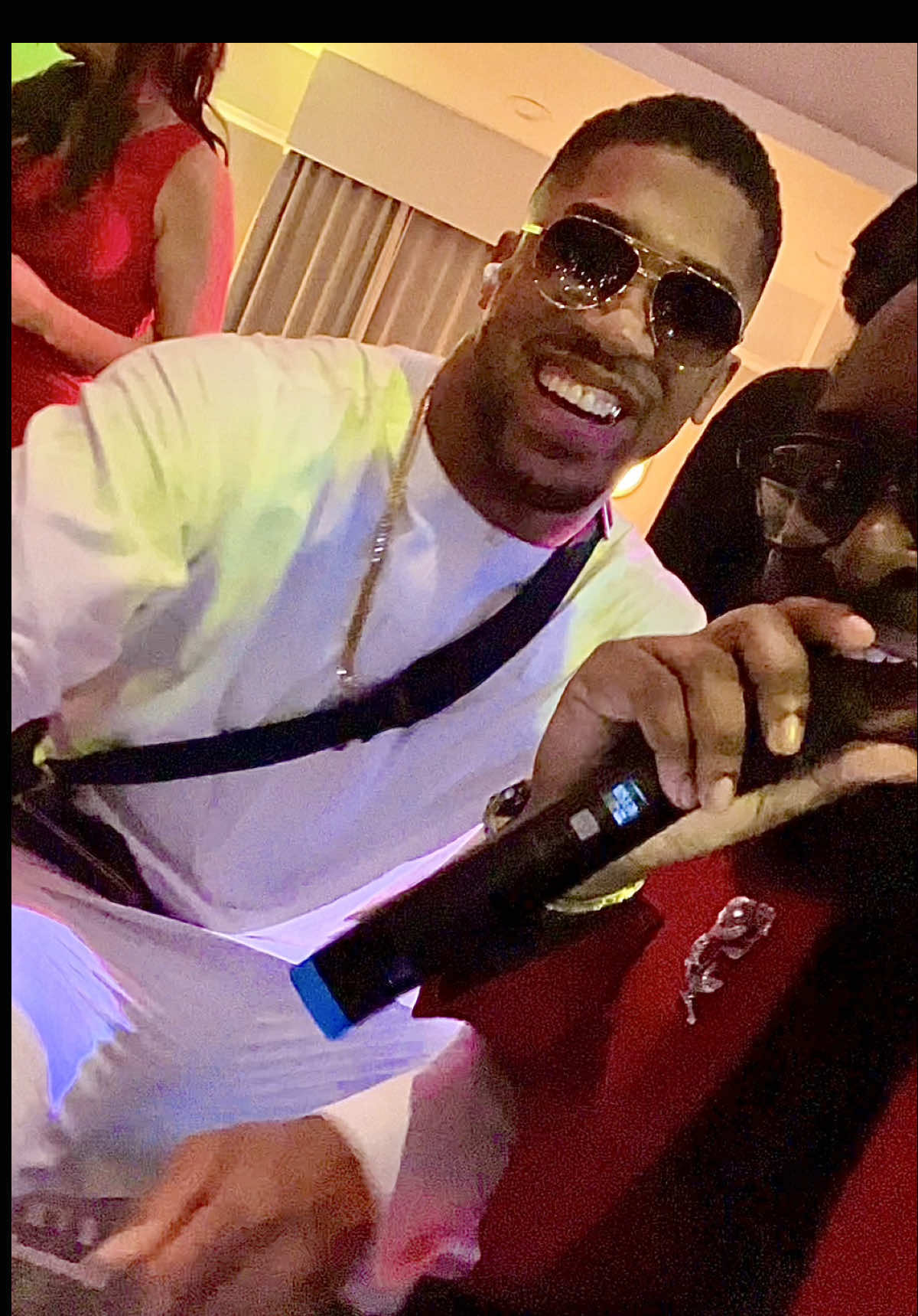 NOBODY is exempt!!! Last night was a true vibe at @Anthony Joshua Christmas Party.  It was a pleasure hosting the event. 