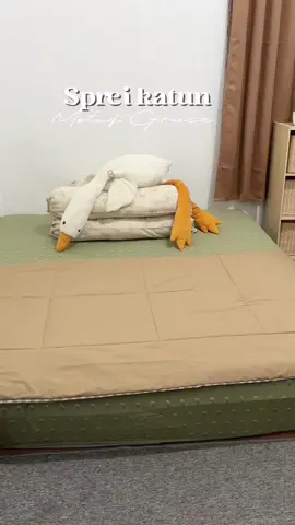 Membalas @atea salon sprei anti geser bahan katun, btw aku pake motif grace #sprei #spreiantigeser #spreikatun 