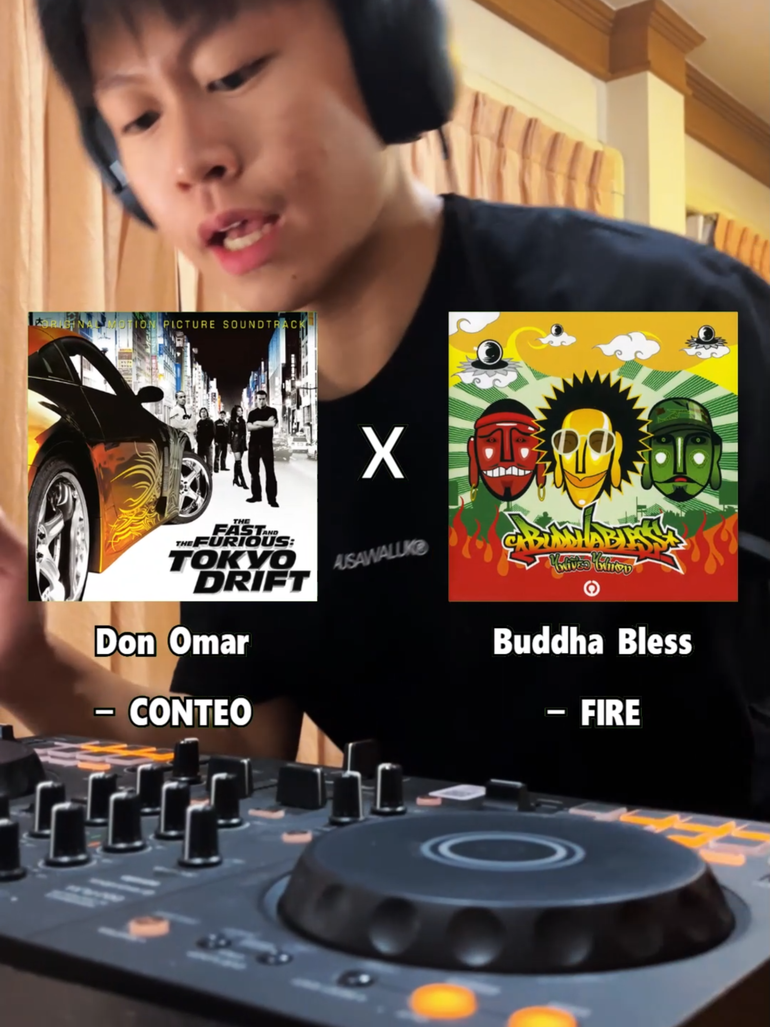 Fire จนสายหูฟังพันกัน 🔥🔥🔥 #conteo #fire  #donomar #buddhabless #fyp