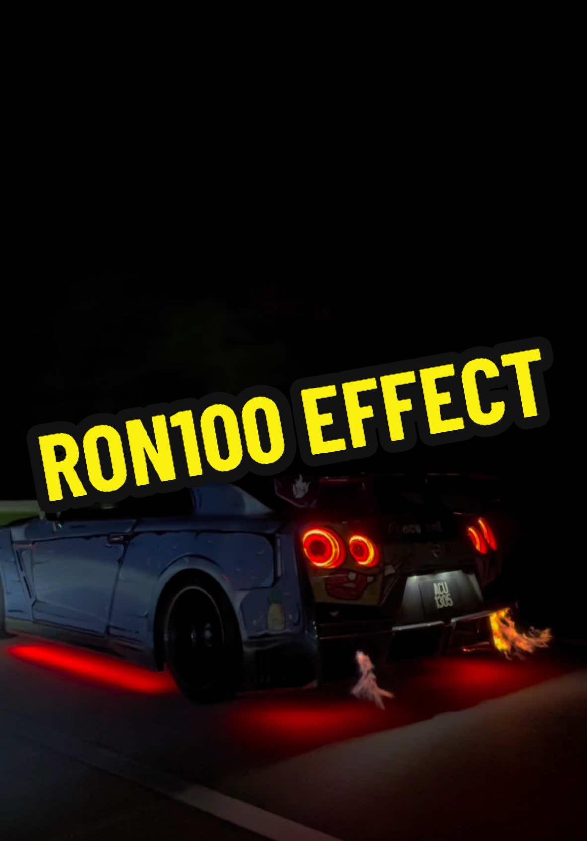 The power of RON100 🚀😂 #nismo2024 #smokeynagatatuned #gtrr35 #gtrflames #shellracing #vpower #ron100 #nissan #jdm #supercargangmy