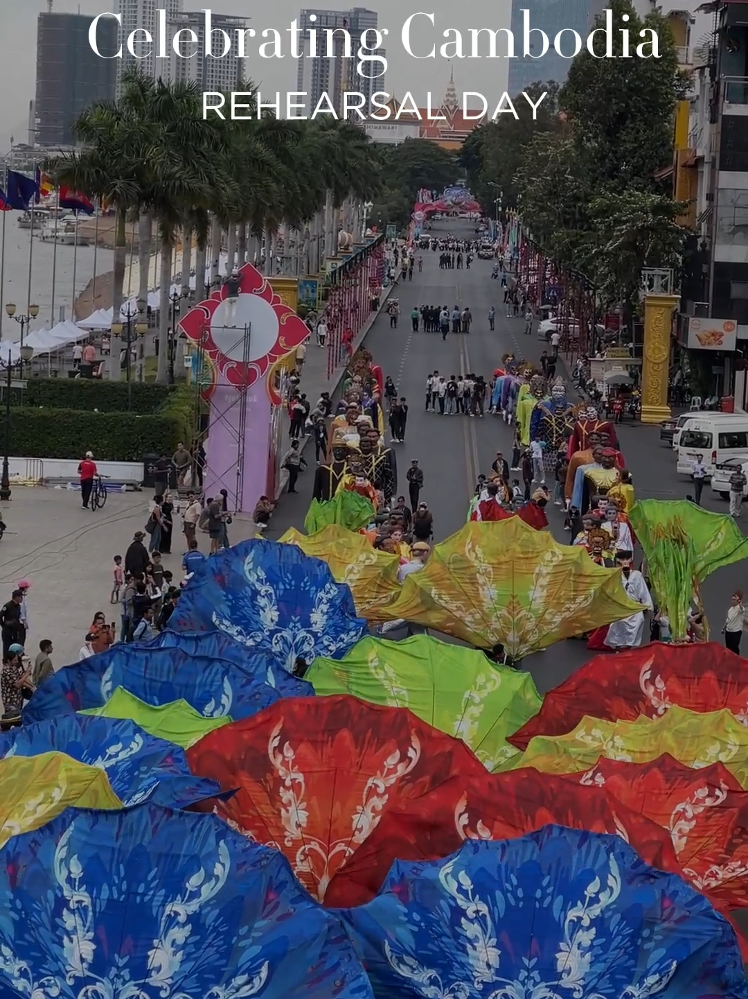 The excitement is building! Today’s rehearsal for Celebrating Cambodia is in full swing – a beautiful tribute to our culture, heritage, and the spirit that unites us all. Get ready for a vibrant showcase that ignites national pride and appreciation for our rich traditions. If you're in Phnom Penh, be sure to join us this year-end on 31st December in front of the Royal Palace. For more event details, please check @celebratingcambodia #CelebratingCambodia #Sator #សាទរកម្ពុជា #Countdown2024