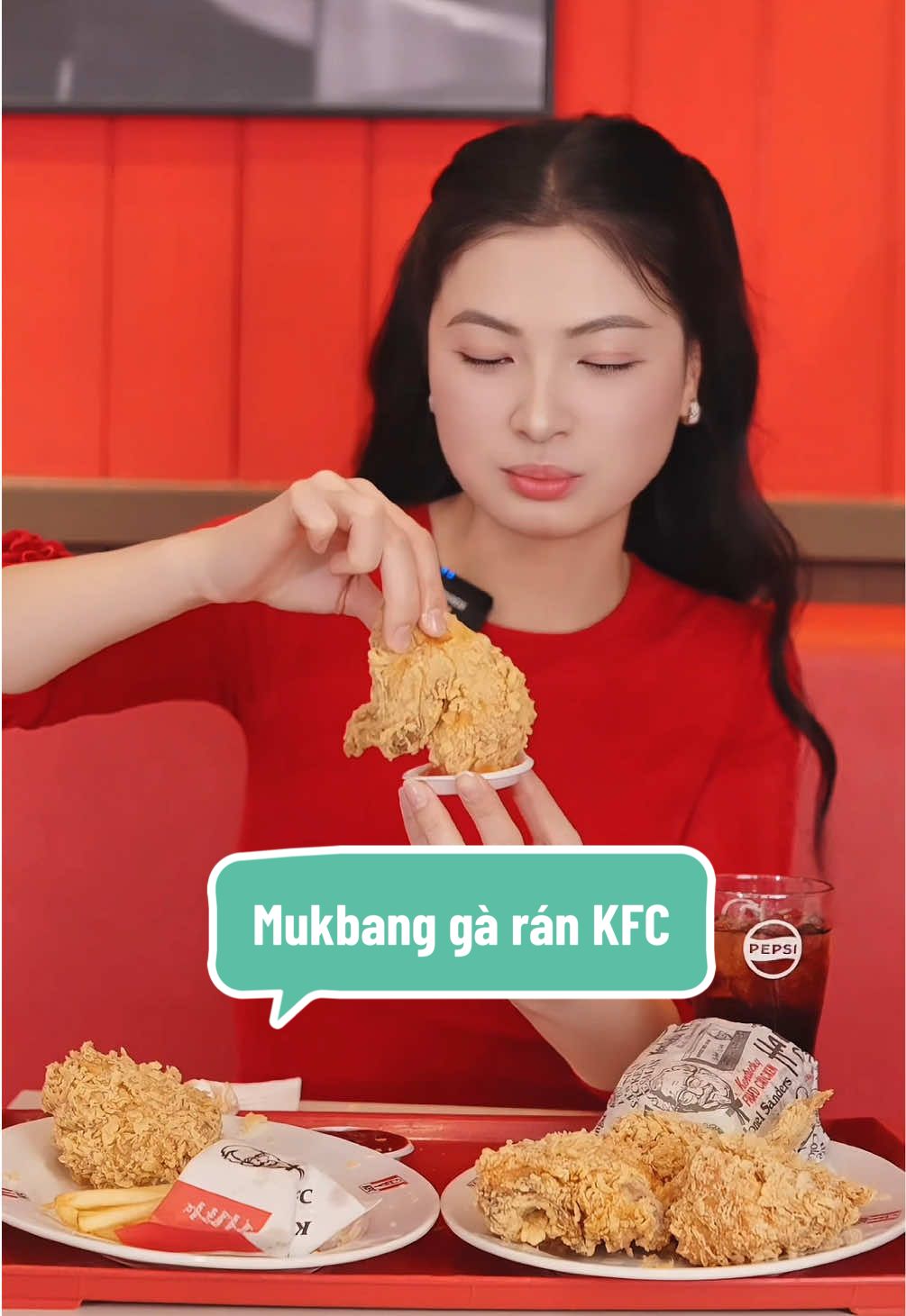 Thưởng Thức Đại Tiệc Gà Giòn cùng tui nha #angithuongoi #mukbang #KFCVietNam #ThemGa #ThemKFC #xuhuongtiktok #ancungtiktok #longervideos 