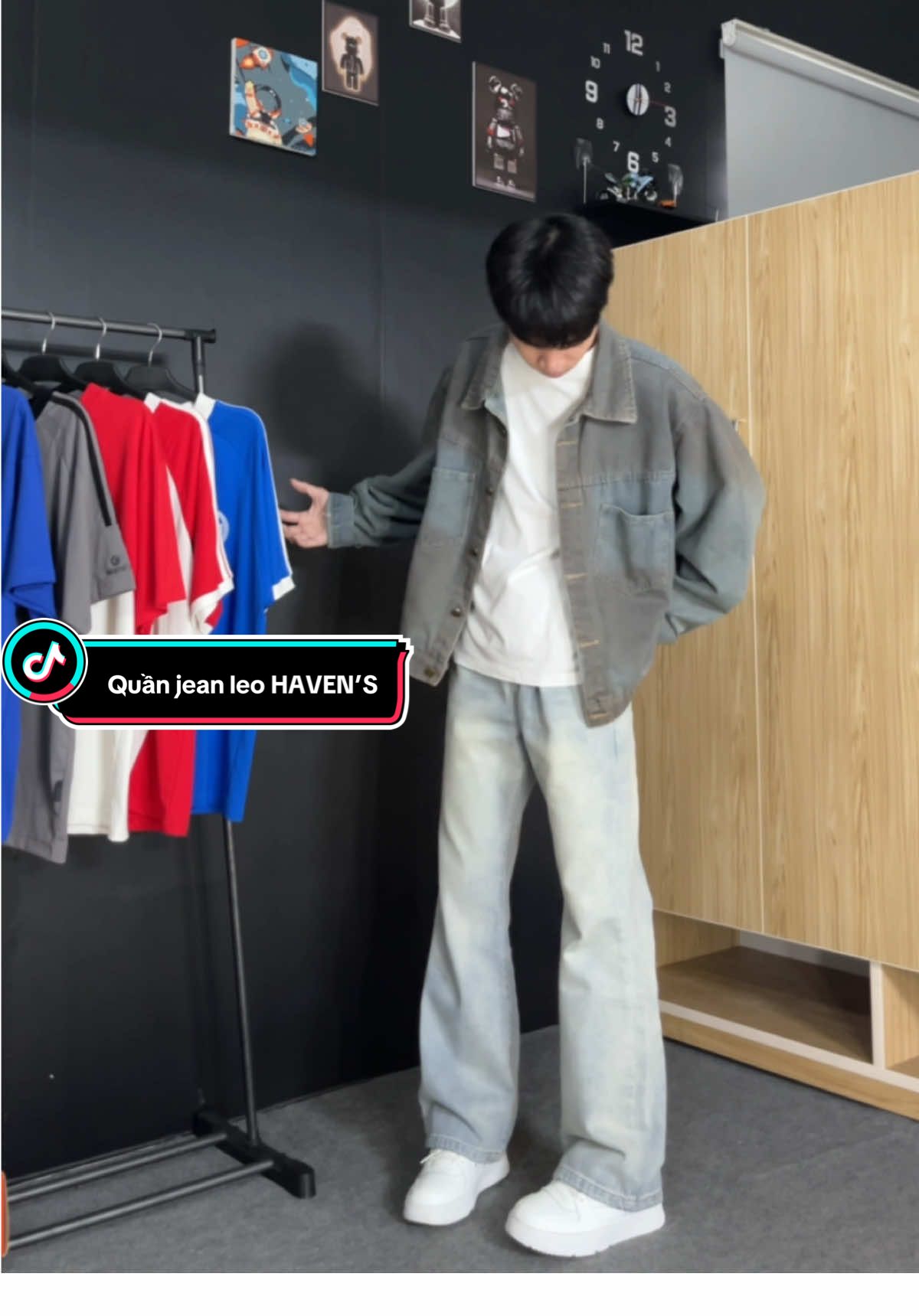 Quần Jean leo nhẹ HAVEN’S X #quanjean #quanjeannam #outfit #phoidonam 