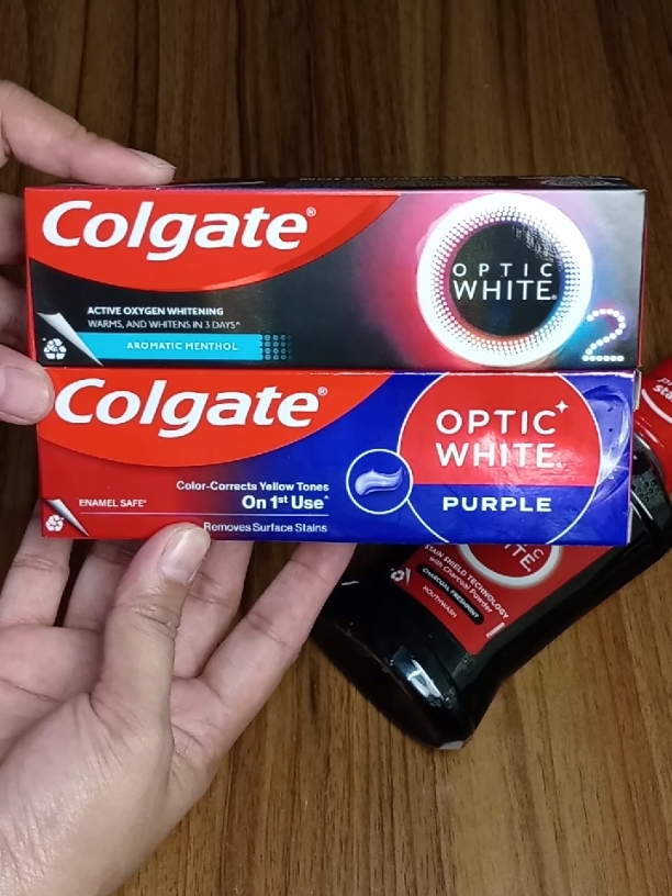 Colgate Whitening trio kit #colgate #colgateopticwhite #mouthwash 