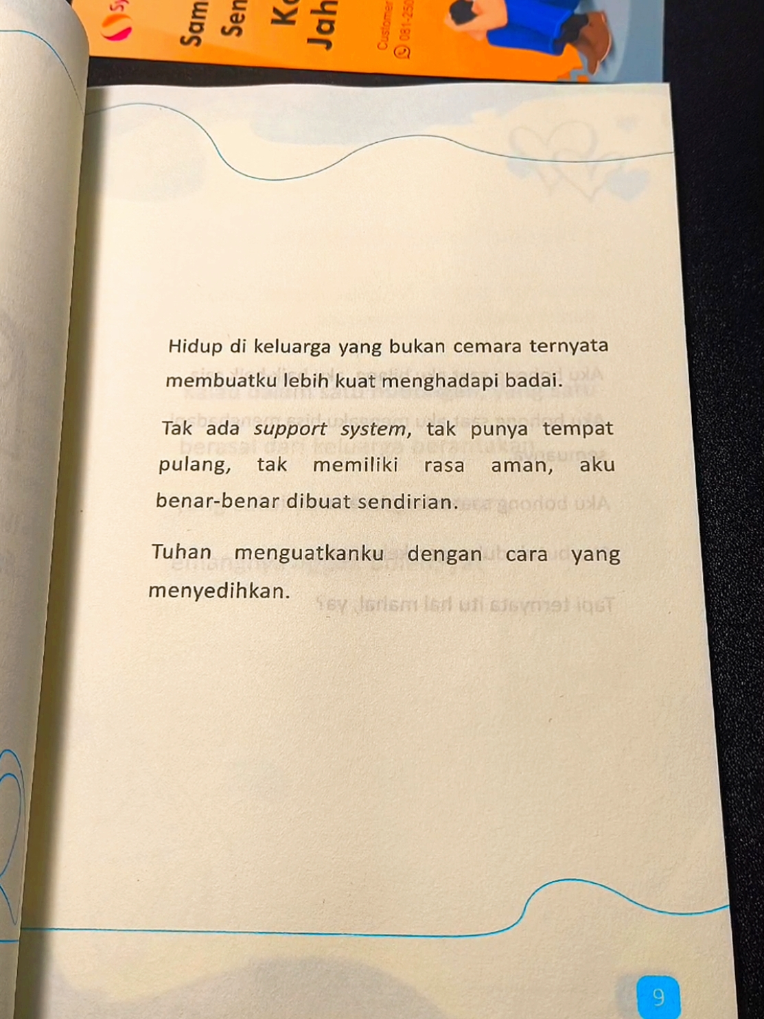 kamu tidak sendirian🫂 #quotedaribuku #samadirisendirikokjahat #bukusamadirisendirikokjahat 