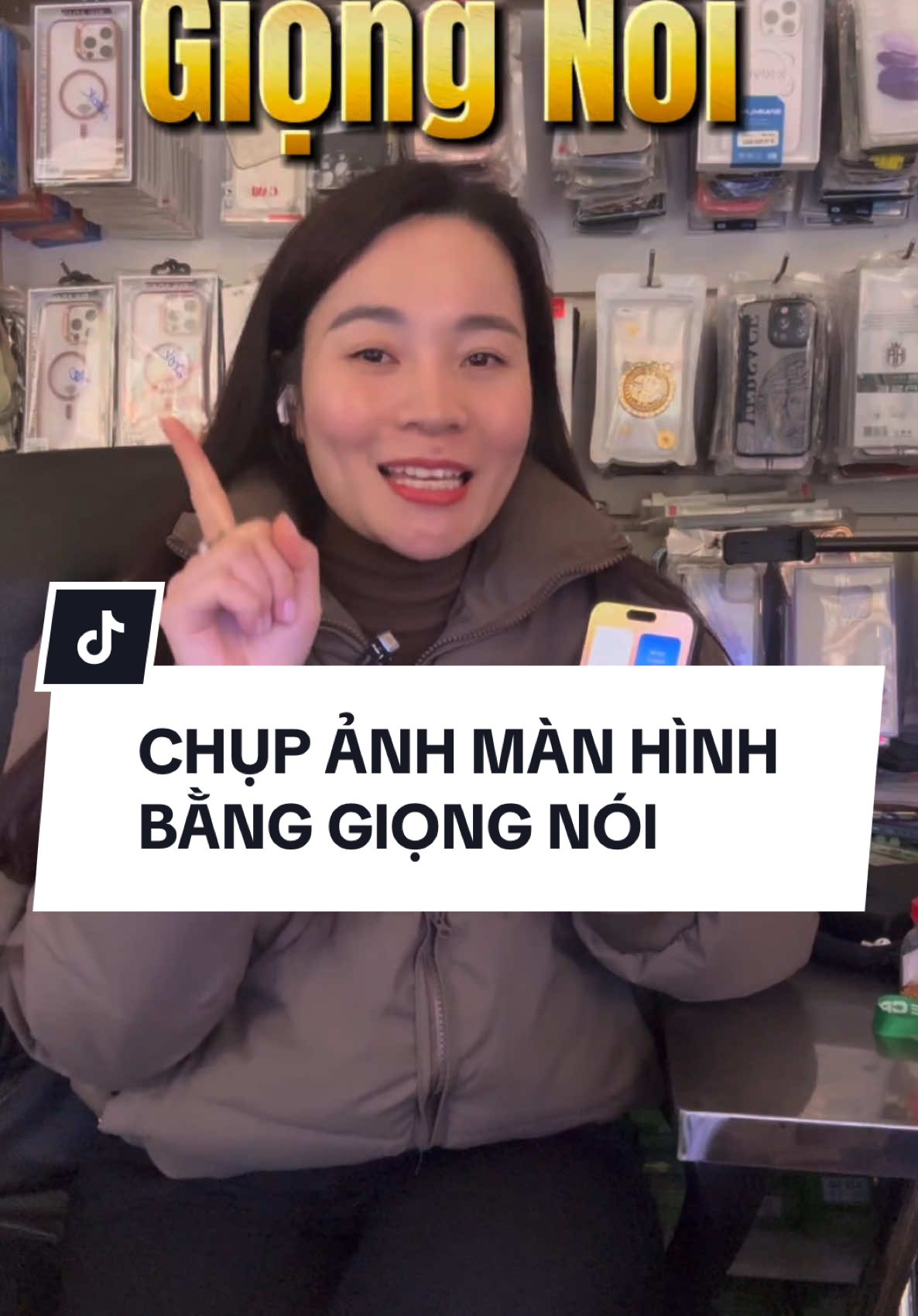 Chụp ảnh màn hình bằng giọng nói trên iphone #iphone #thanhcongnghe #xuhuong #LearnOnTikTok #duongcuclinh88 