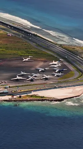 ' It's that time of the year @velanaairport filled with Jets from all over the world 😍  . . . #visitmaldives  #aviation  #velana #2024 #beautifuldestinations  #jets #privatejets  #gulfstream  #bombardier  #maldives  #sunnysideoflife  #djiglobal  #djimavic3pro  #polarpro 