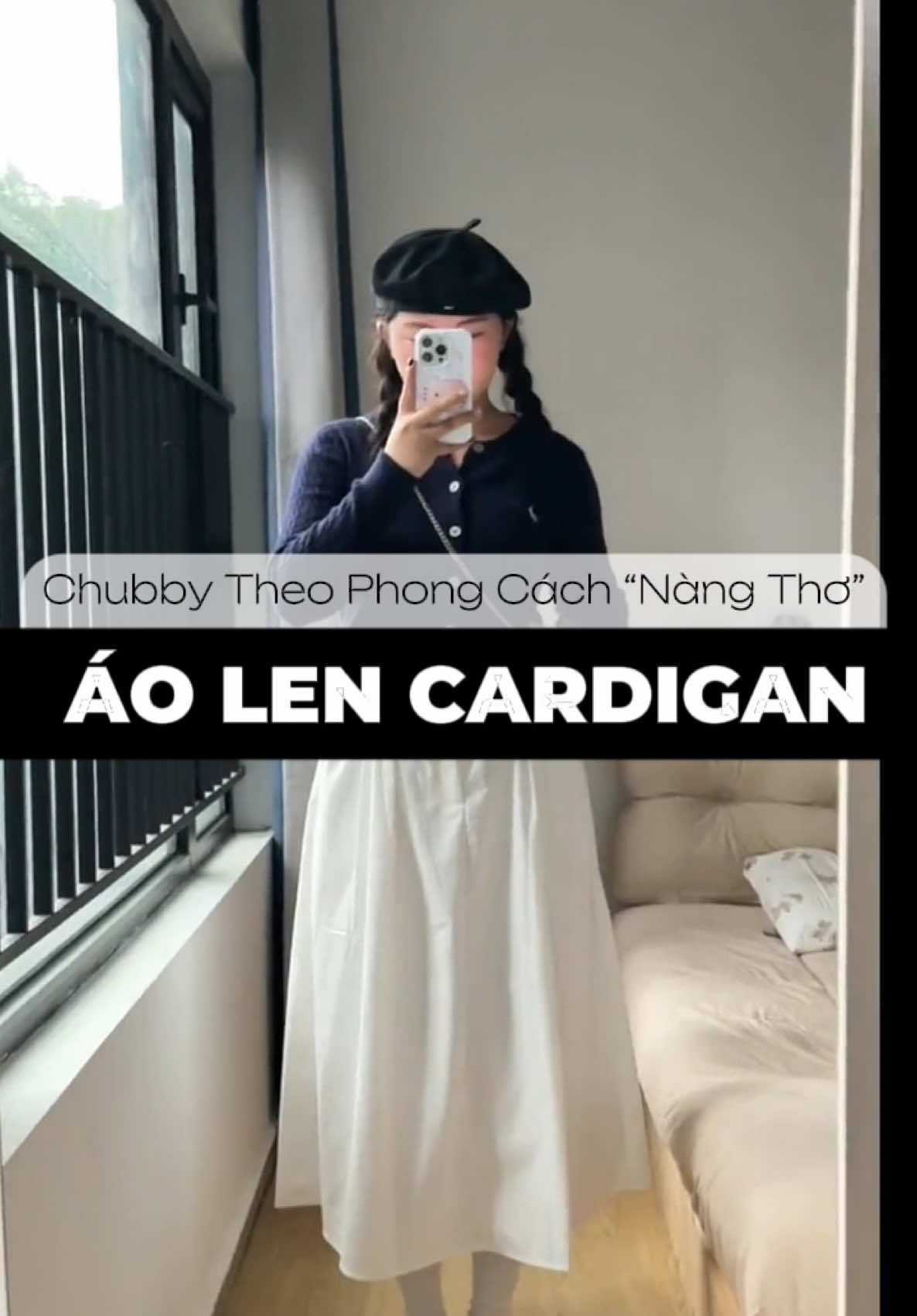 Phần 6257 | Chubby đang theo đuổi phong cách nàng thơ thì đừng bỏ qua áo khoác len cardigan này #phoidobigsize #reviewbigsize #1997clothes #aocardigan 