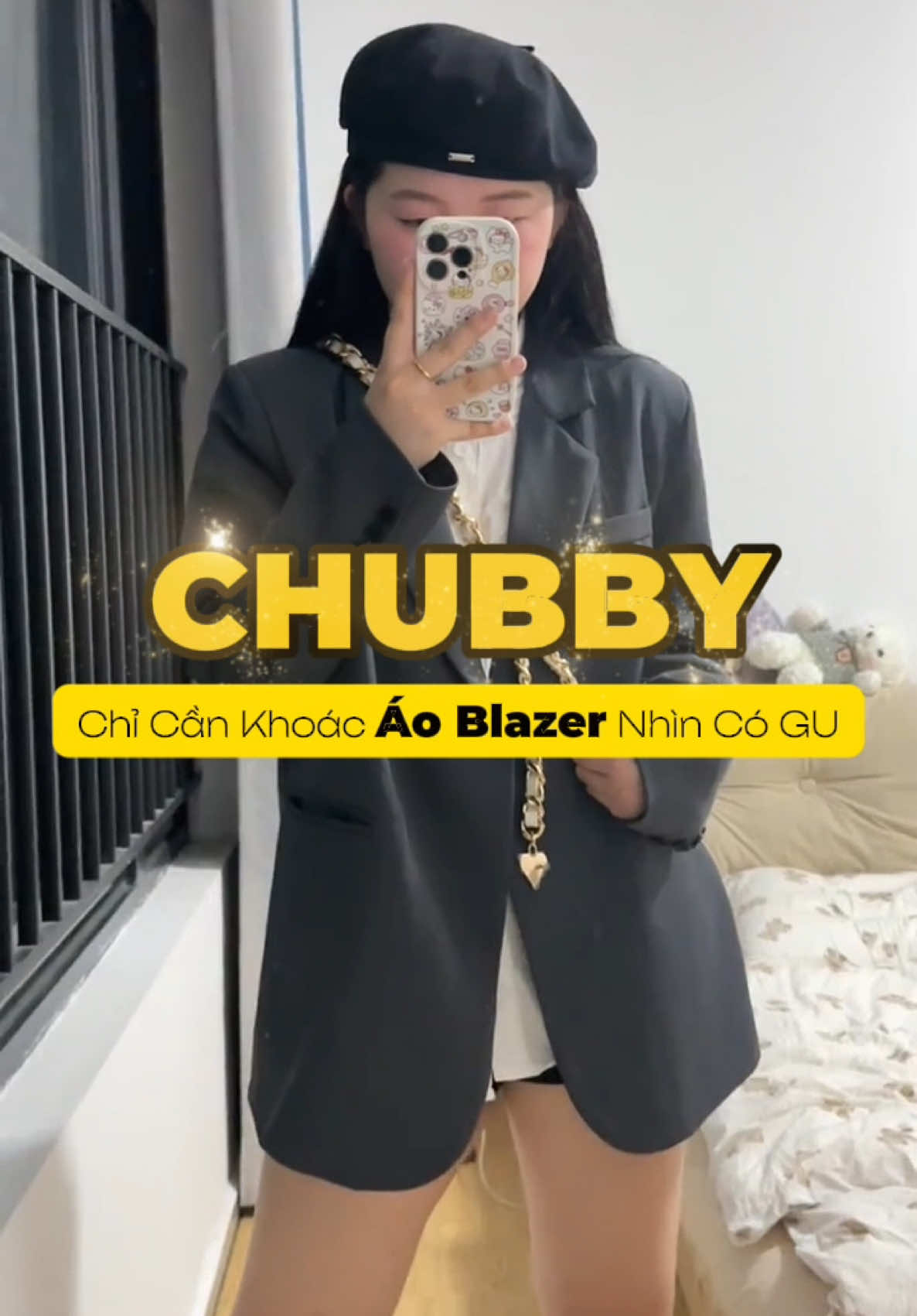 Phần 6258 | Tui mới phát hiện ra là Chubby chỉ cần khoác áo Blazer này bên trong mặc gì trông cũng có GU #phoidobigsize #reviewbigsize #1997clothes #aoblazer 