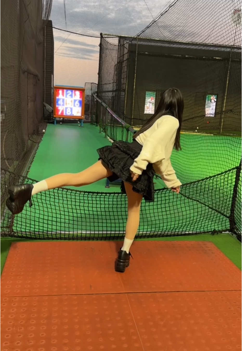 初デートにバッティングセンターはあり？⚾️#野球女子 #サウスポー #おすすめ #ピッチャー 