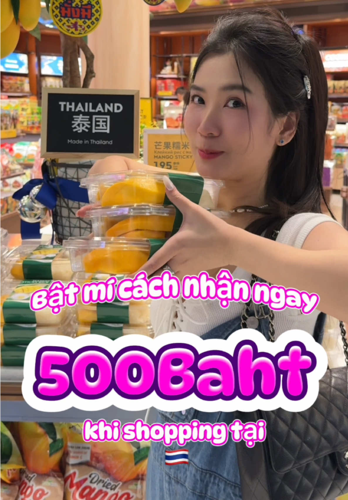 Bật mí cách nhận ngay 500 bath khi shopping tại Thái. #Thailand #KingPower #lylychuu #bangkok #thailand 