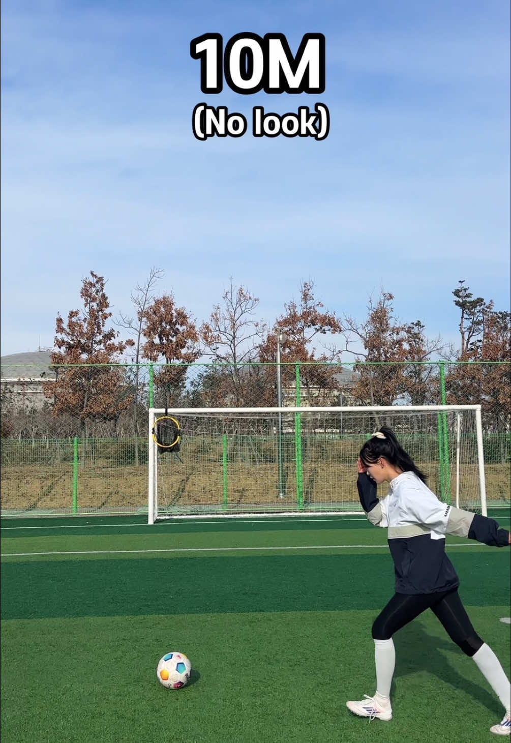 shooting challenge✨ #Soccer #football #futsal #futbol #shot #curves #Knuckleball #footballtraining #footballskills #workout #축구 #풋살 #여자축구 #여자풋살 #프리킥 #감아차기 #무회전 #훈련 #운동 