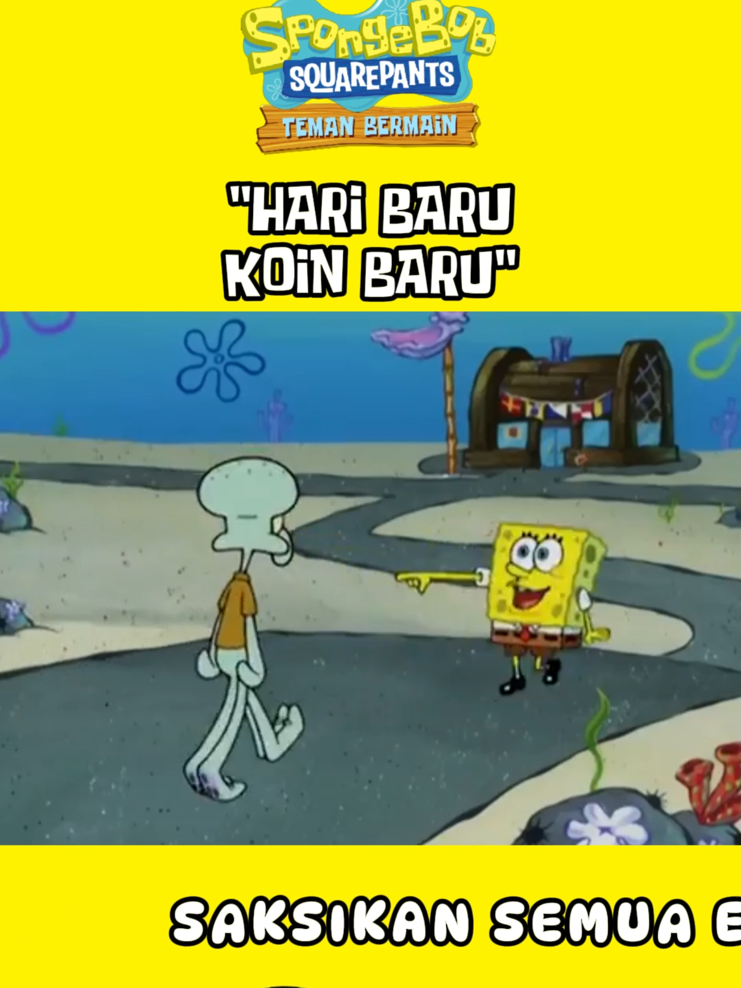 Hari baru ! Koin baru !! Tonton spongebob setiap hari pasti seru !! #spongebob #spongebobsquarepants #spongebobgtv#tiktoktainment#tiktoktaintment