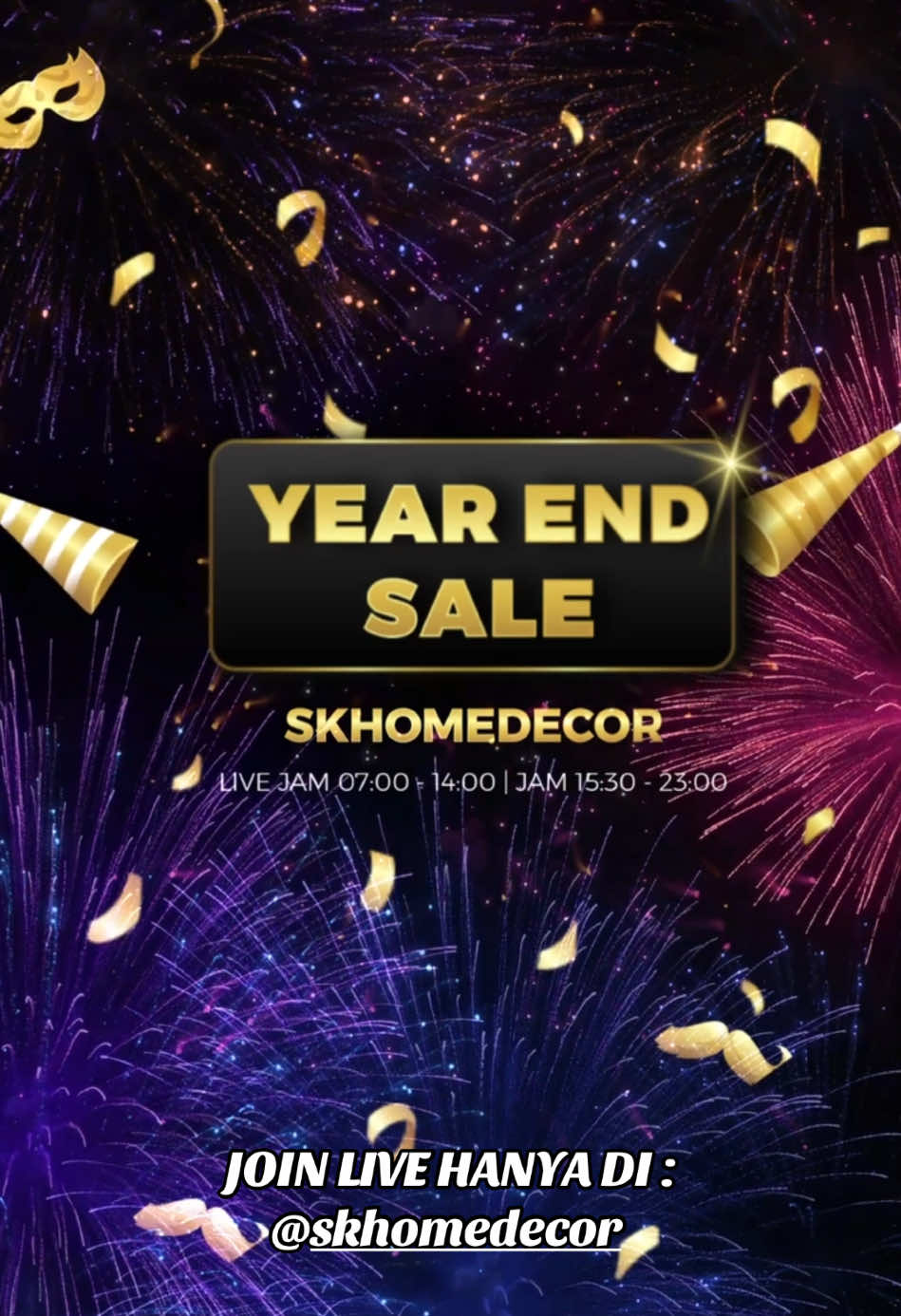 @skhomedecor Year end Sale! Spesial Promo Live aku Diskon Hingga 50% dan gratis ongkir. Join Now! #dekorasirumah #homedecor #homeliving #piring #alatdapur #peralatandapur #christmasdecor #taplakmeja #paydaysale #yearendsale #endyearsale #wibgajian #tahunbaru #happynewyear #tahunbaru2025 #natal #merrychristmas #christmas #christmastiktok #christmastree #dekorasi #dapurminimalis #pengharumruangan #tukarkado #liburan #2025