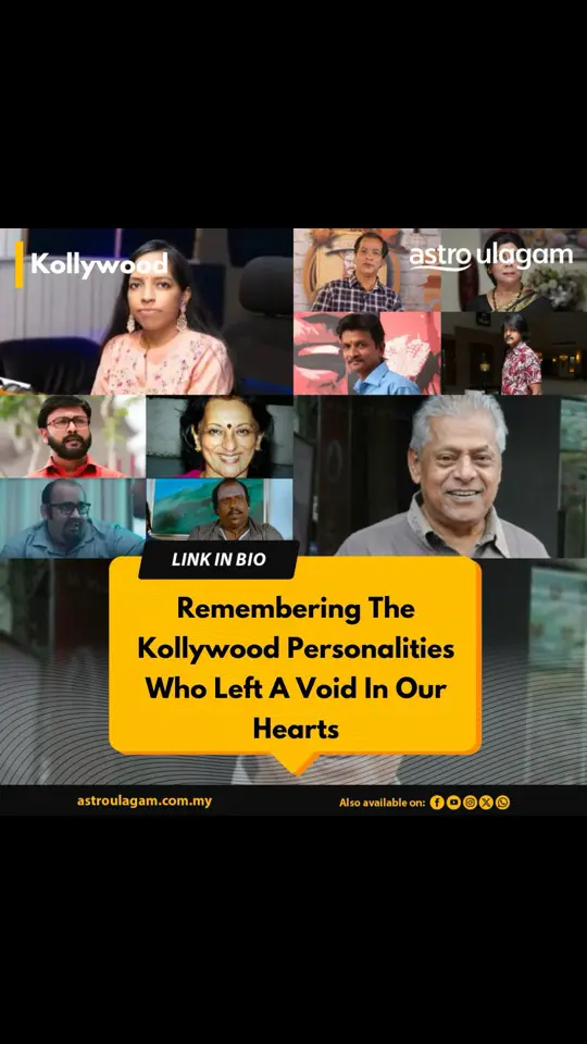 Memories are the threads that keep us connected to our past, and today, we remember some of the Kollywood legends who have left a void in our hearts.