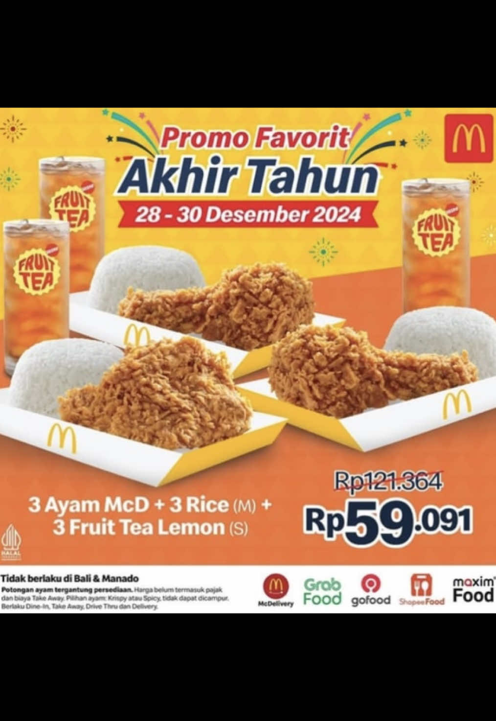 menu promo favoritmu ada lagiii!  #promo #promomcd #mcdonalds #promodesember #promomakanan 