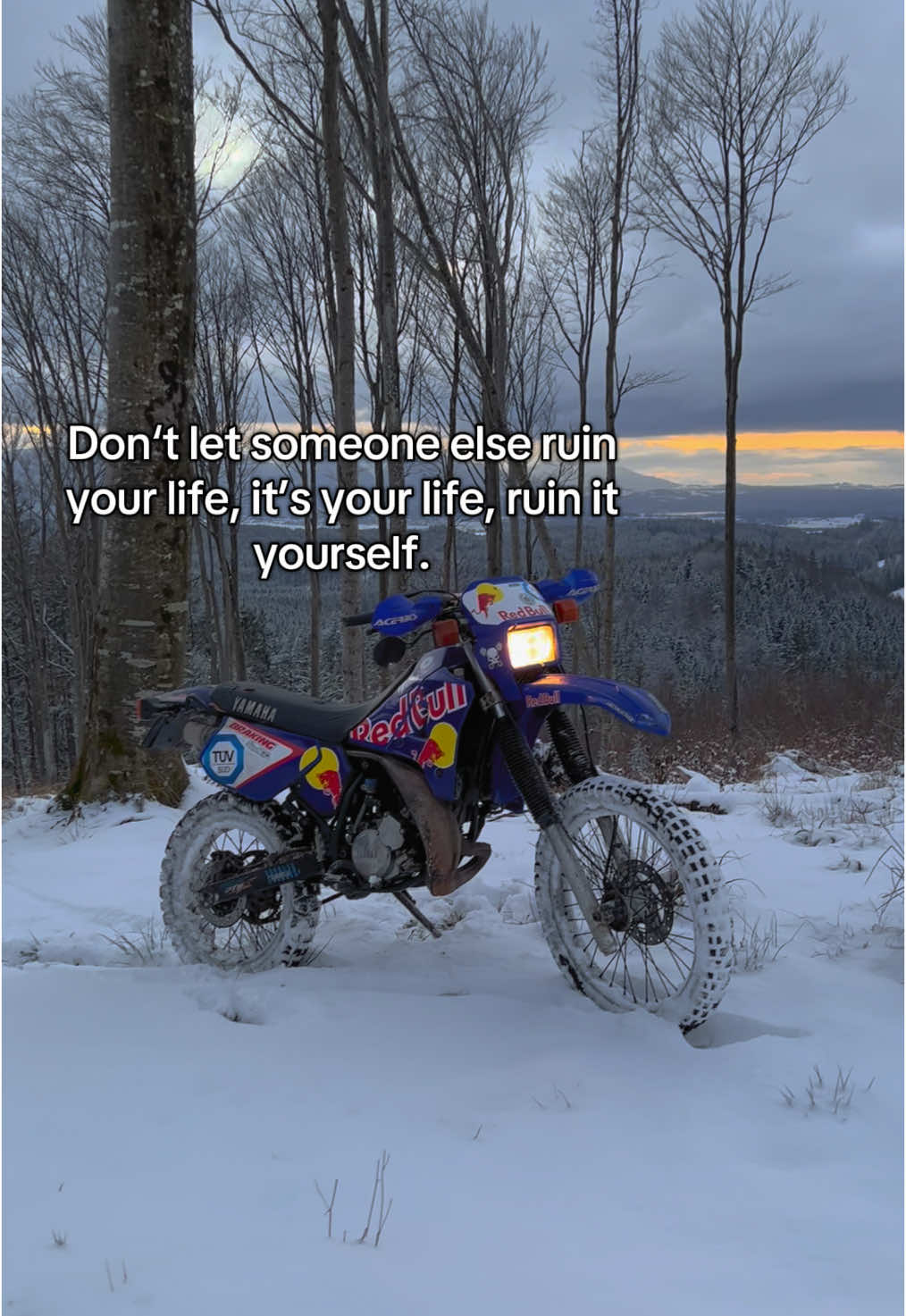 kinda running out of quotes, drop some in the comments! . . . . . . #enduro #riding #sunset #yamahadt #bklf #supermoto #viral #125cc #yamaha #125 #endurobike #bikelife #fy #fyp #trend #mototok #moto #motocross #ktm #husqvarna #honda #kawasaki #husaberg @Johanna @sievers.oida @Piaggio nrg aus 824 @julian_s4l @juli  ྀི @𝖋𝖊𝖝𝖞𝖑 