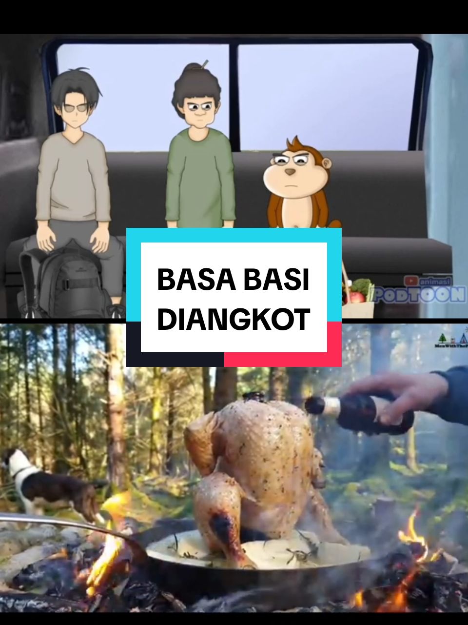 Basa Basi Diangkot sumber youtube : Animasi PODTOON #fypシ #animasilucu #podtonanimasi #kartunlucu #kartun #viral #4g #fyp 