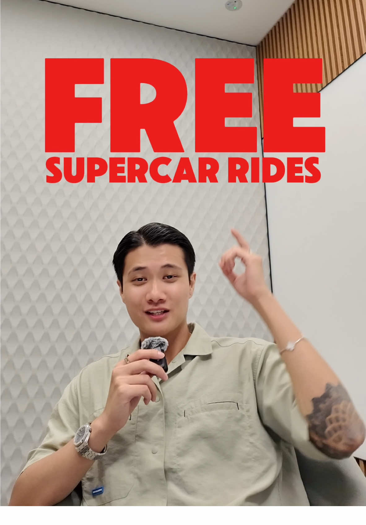 I’ll be giving FREE SUPERCAR RIDES on 11 Jan 2025 (Sat) between 2-6pm at Millenia Walk! 🏎️💨 RSVP via the link in my video! See you guys then 😉 #tiktoksg #cartoksg #ferrari458 