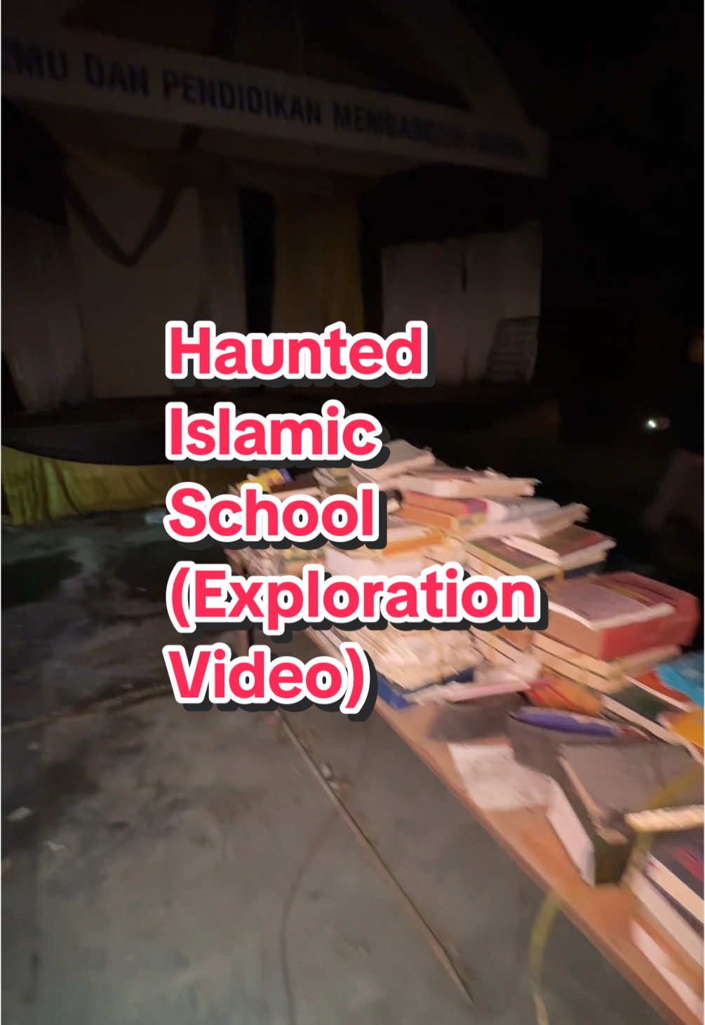 Exploring Haunted Islamic School #abandoned #abandonedplaces #haunted #paranormal #sgtiktok #malaysia #jb 