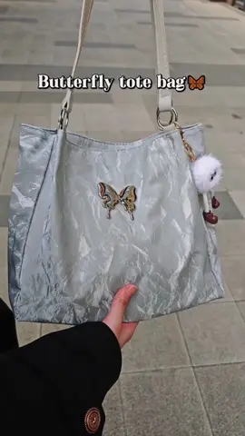 Butterfly tote bag 🦋Sangat cantik #butterflytotebag #bag #bagtote #4u 