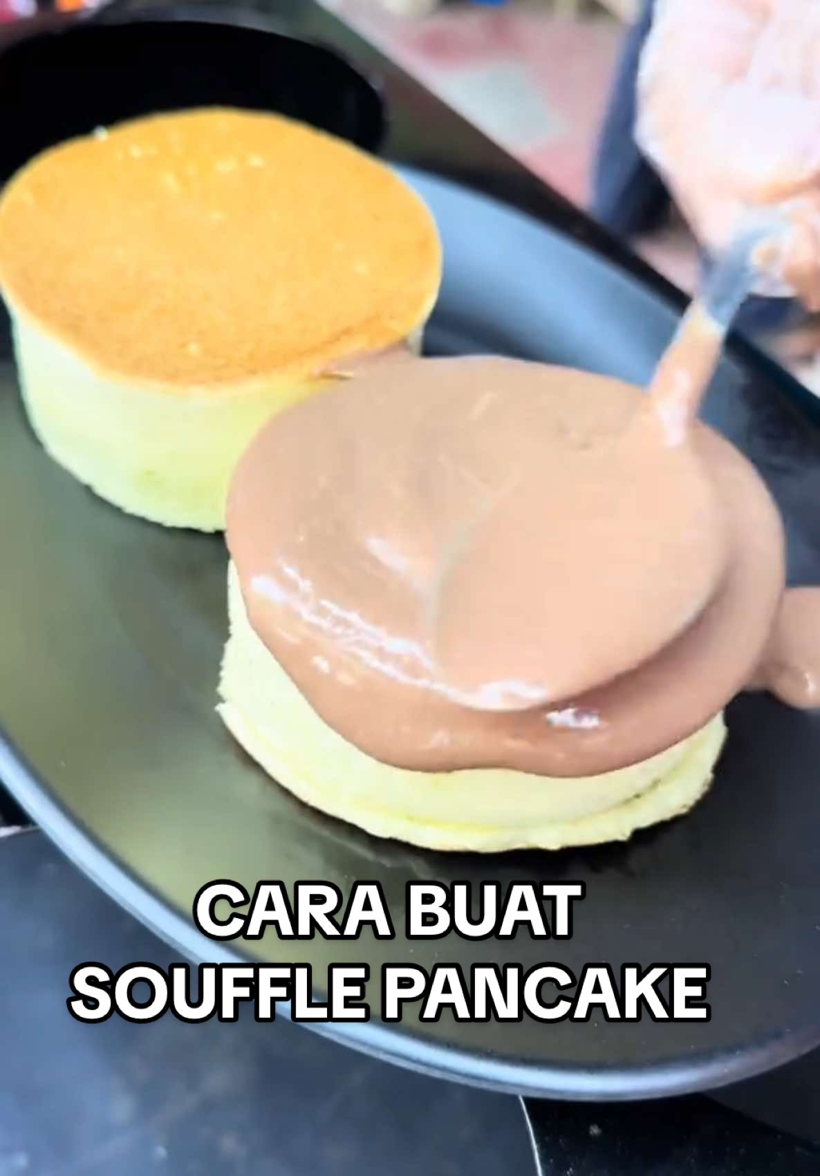 @Mursid cara buat souffle pancake, jangan lupa di cobain ya om @Mursid #fyp 