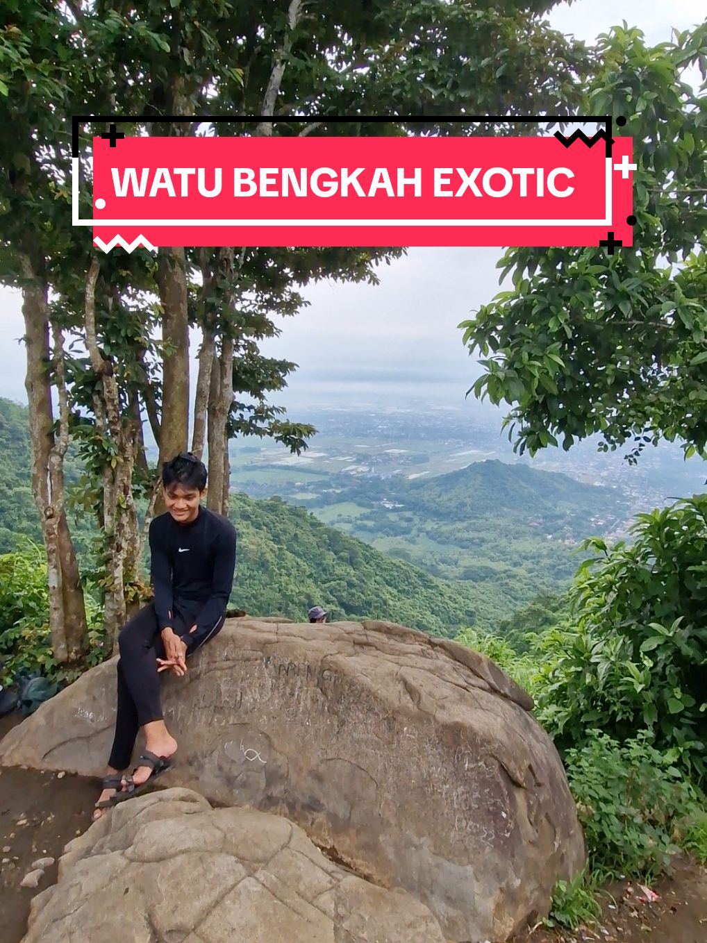 exotic watu bengkah gunung klotok #trailrunning #gunungklotok #watubengkah #kediri24jam #puncakklotik 