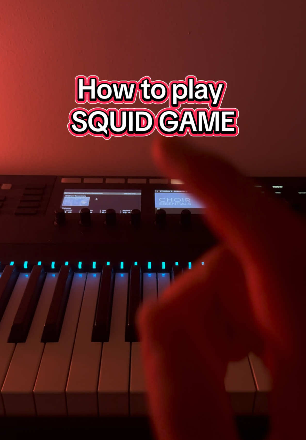 Simple but creepy #fyp #foryoupage #piano #pianotok #easypiano #pianobeginner #beginnerpiano #pianotutorial #squidgame 