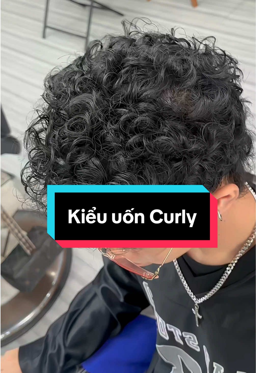 Kiểu uốn Súp lơ cho em trai 😍#cattocdep #curlyhair #curlymullet #trending #xuhuong #barbershop 