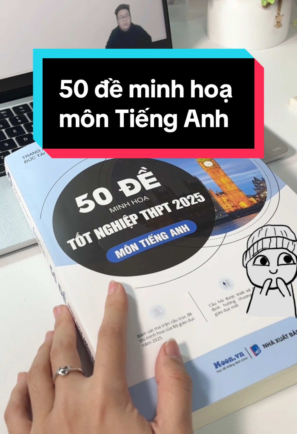 2k7 luyện đề tiếng anh THPT như thế nào để đạt 9+ #moonbook #sach #onthi #thpt #tienganh #LearnOnTikTok 