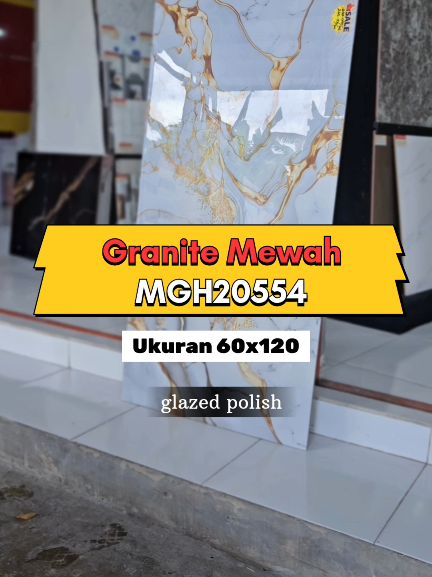 Granit Mewah - MGH 20554 - size 60x120 - Glazed #keramikmurah #promokeramik #hargakeramik #keramikbojonegoro #hargagranit #glossy #keramiklantai #granite #babat #bojonegoro #blora #putrasuryaperdana #fypシ゚ #tuban #fyp