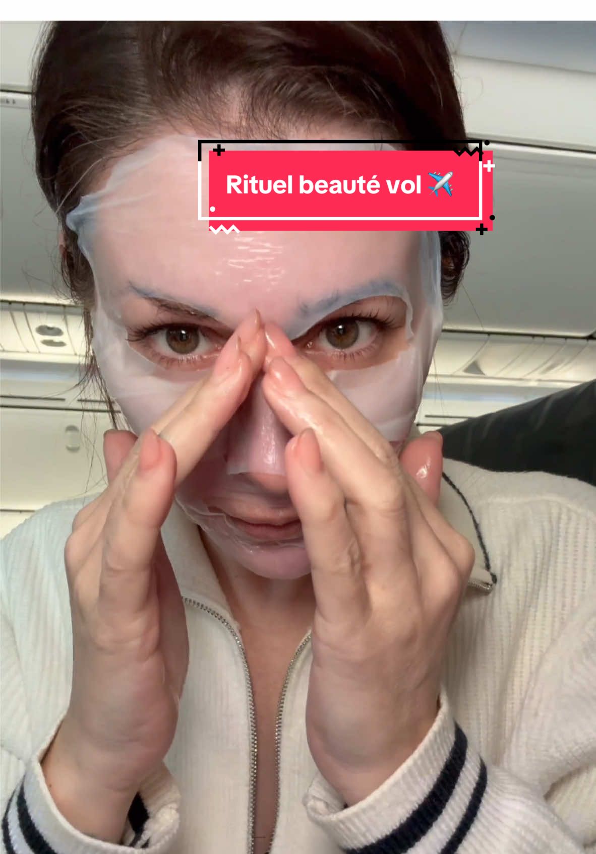 Mon rituel de beauté pendant les vols long courrier pour être fraîche à l’arrivée ✈️✨ #beauty #vol #businessclass #skincare #lip #hydratation #avion #longflight #glowy #beaute #tips #rituel 