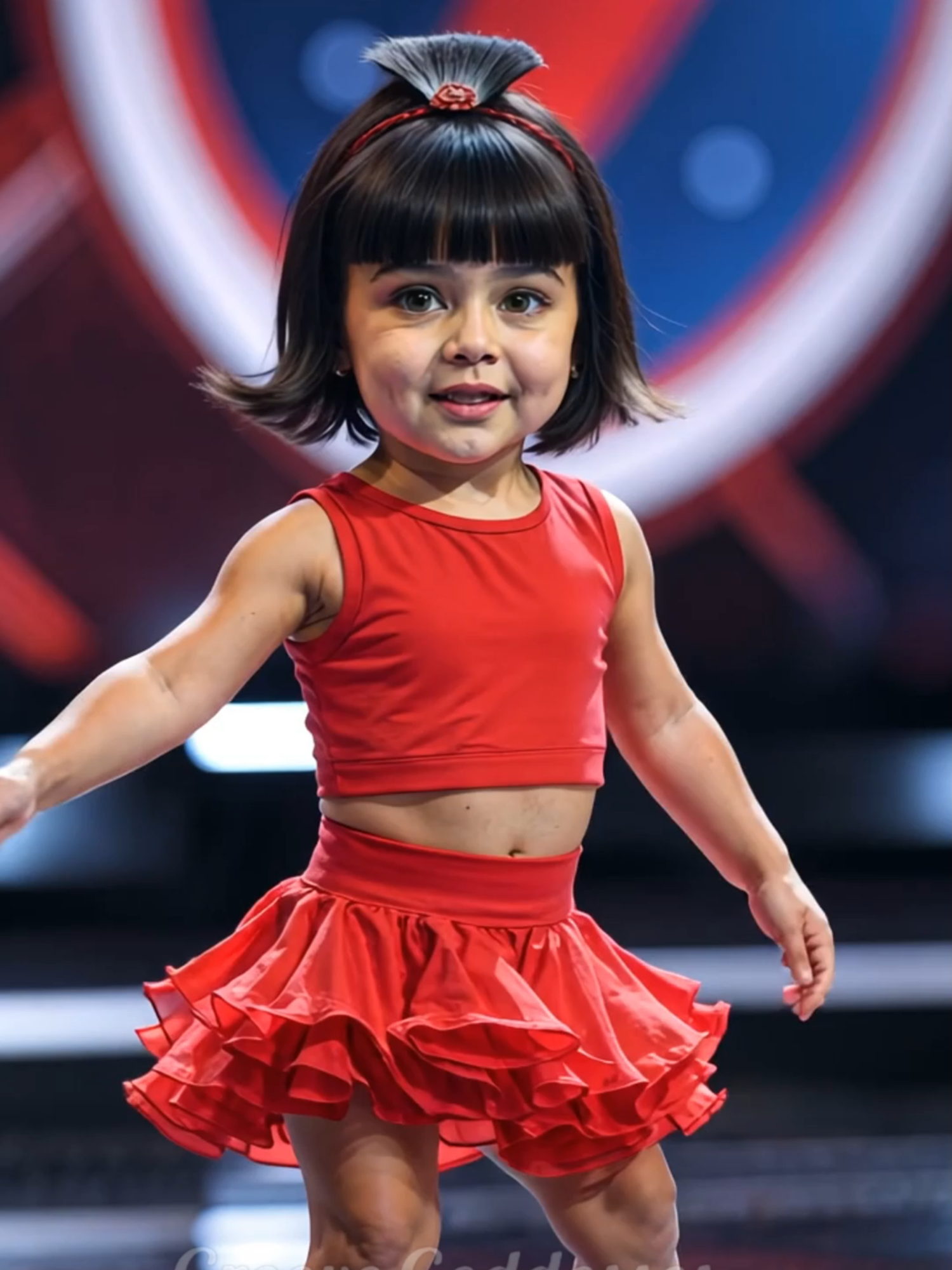 Little Girl Time-Lapse Performance Leaves the Judges Speechless on AGT #agt #dancemoves #aidance #stageperformance #gotalent