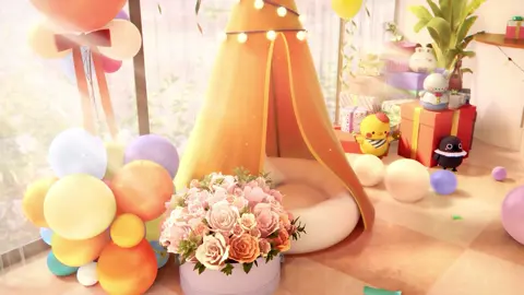 Love and Deepspace | Special Animation From the beautifully decorated room comes the clatter of pots and pans Who's busy preparing a cake for a special celebration? 🥳 Let your beloved deliver the sweetest gift to you tonight! #LoveandDeepspace #CosmicEncounter