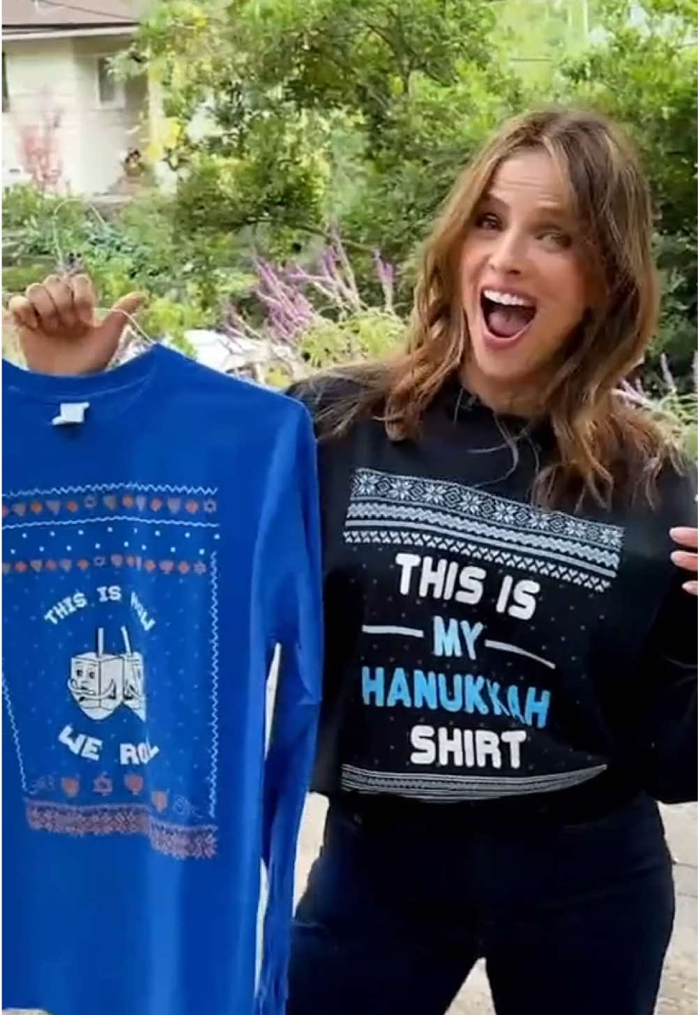 Do you have an ugly Hanukkah sweatshirt? Tune in at 11am ET to see who will join me in lighting the 3rd candle of Hanukkah. 🕎 #BringOnTheLight 