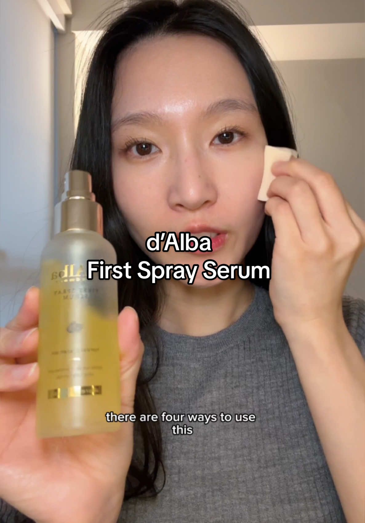 Get the d'Alba First Spray Serum on Amazon at a discounted price now! | AD  #koreanskincare #dalbasprayserum #dalbasprayserum #dalbabestdeal #truffleglow #dalbahood @DALBA 