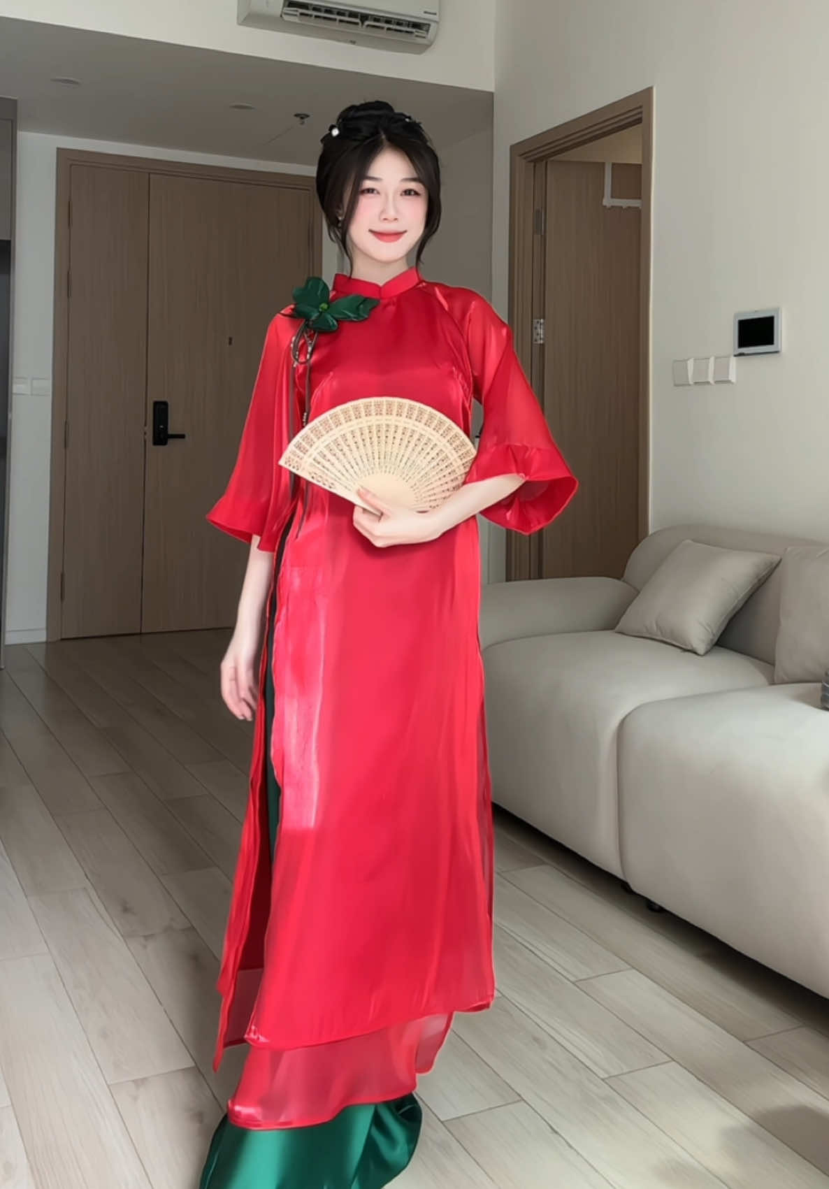 Mấy bà đã chọn được áo dài diện Tết chưa nè ✨❤️ #outfit #fyp #viral #xuhuong #goclamdep #aodai #phoidoxinh 