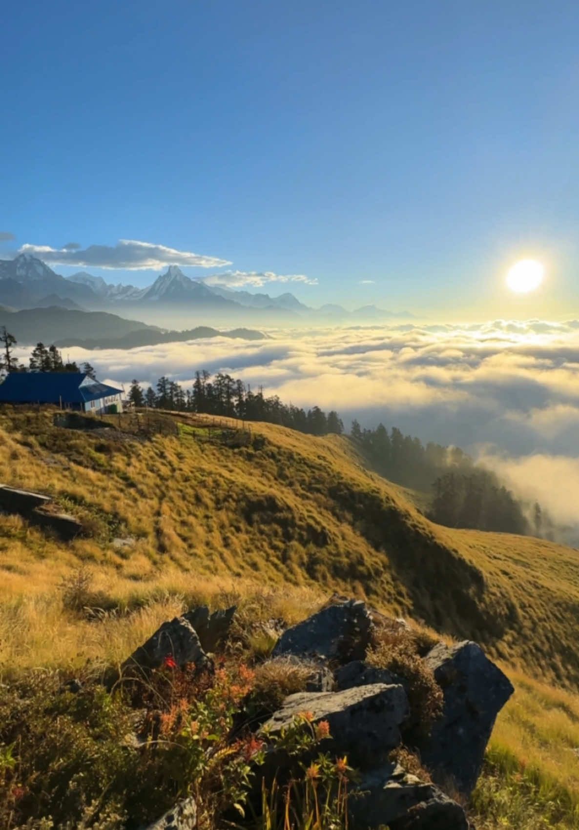 पर्बत नेपाल🥰🌄🙏🇳🇵#naturemania #parbat #kokhedada #nature #sunrise #nepal 