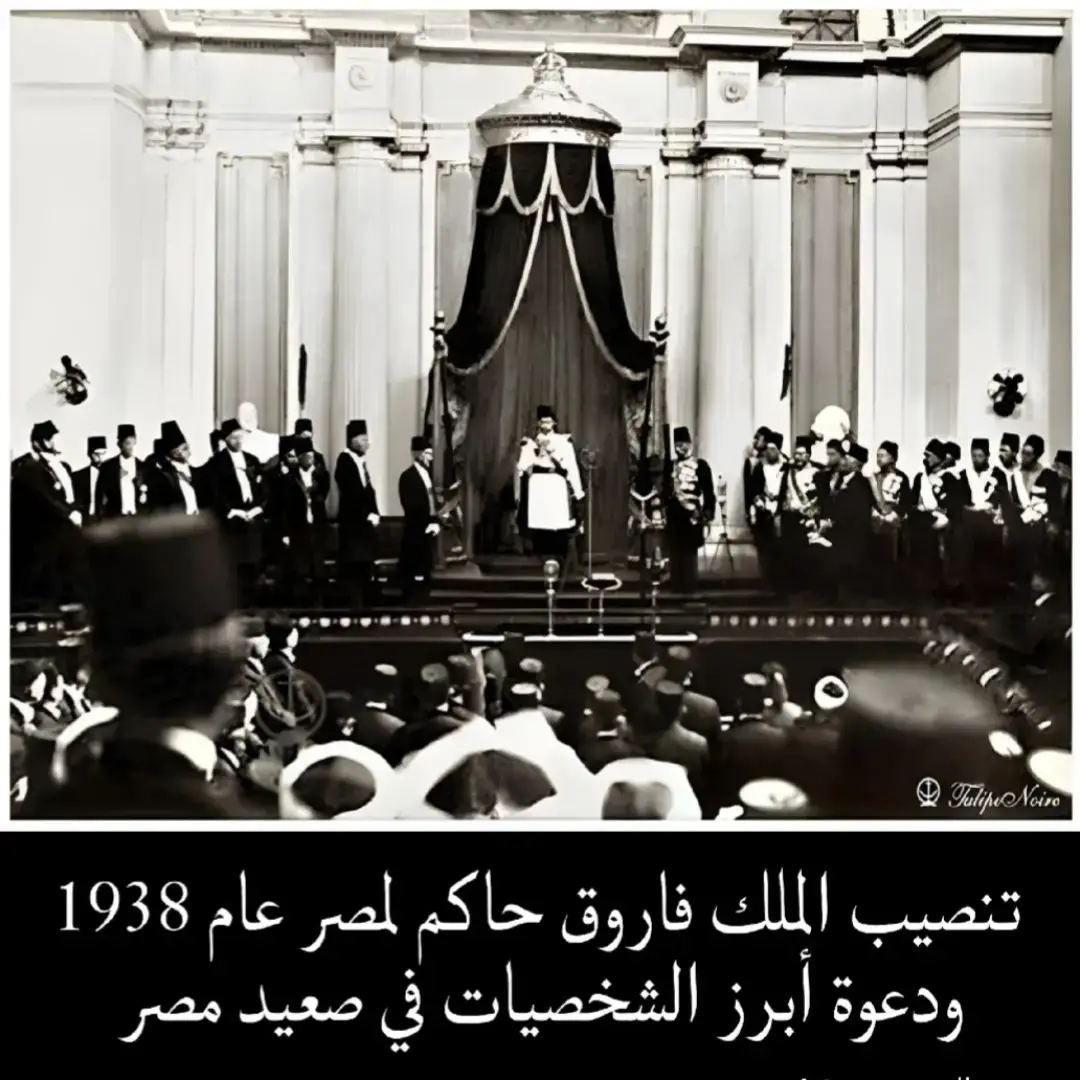 تنصيب الملك فاروق حاكم لمصر عام 1938 ودعوه ابرز الشخصيات فى صعيد مصر ✨🦅👑#نجع_حماديابوتشت_فرشوط_نجع_حمادي #777 #الصعيد_يا_دولة 