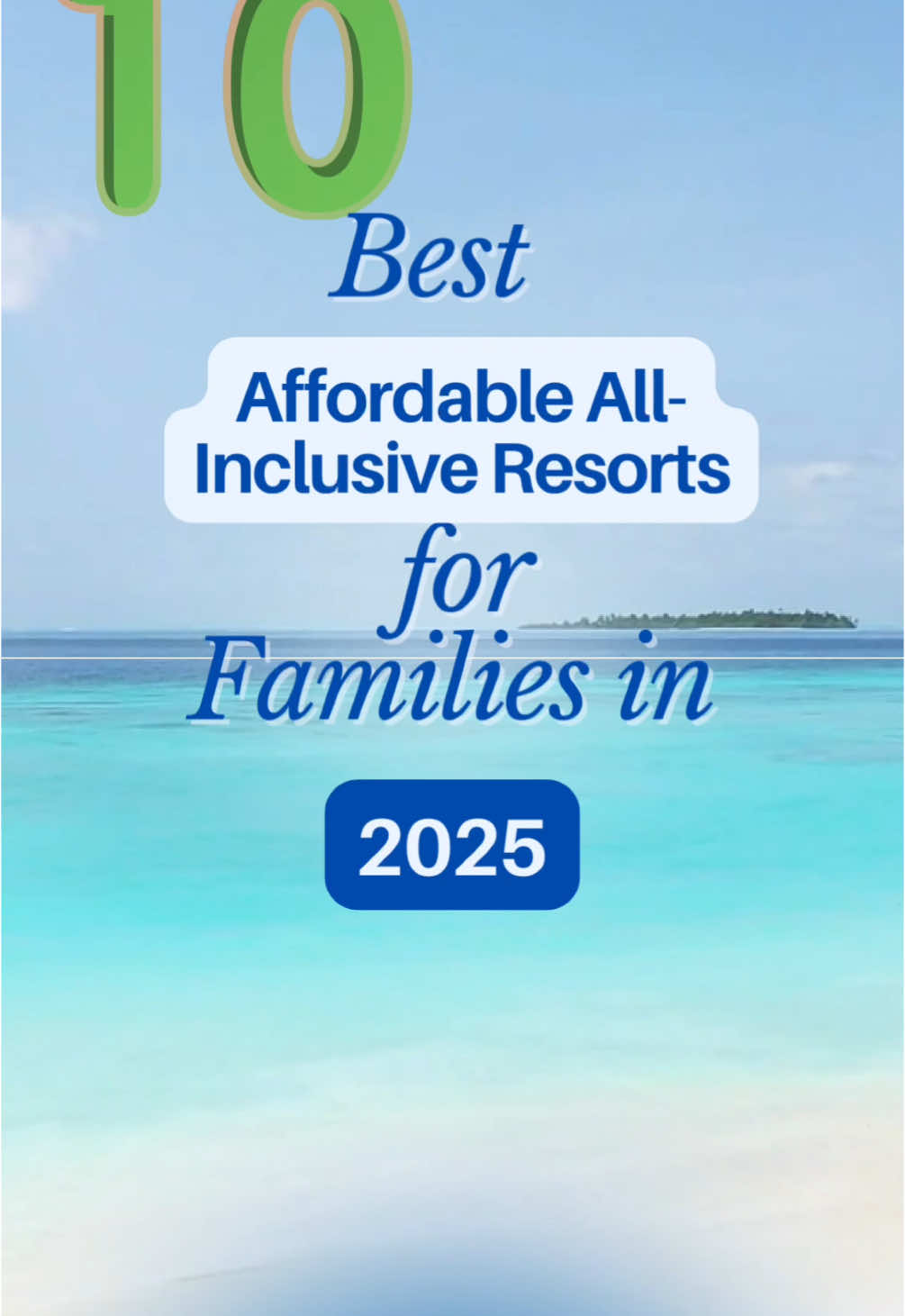 🌴 10 Best Affordable All-Inclusive Resorts for Families in 2025 🏖️ Dreaming of a stress-free family vacation that won’t break the bank? These affordable all-inclusive resorts are packed with family-friendly amenities, amazing activities, and endless fun: 1️⃣ Beaches Turks & Caicos 🇹🇨 Perfect for families, with a 45,000 sq. ft. waterpark, kids’ clubs, and pristine beaches. 2️⃣ Nickelodeon Hotels & Resorts, Riviera Maya 🇲🇽 A paradise for kids with character breakfasts and a waterpark, plus luxury for parents. 3️⃣ Club Med Punta Cana 🇩🇴 Enjoy stunning beaches, circus school for kids, and zen zones for adults. 4️⃣ Royalton Splash Riviera Cancun 🇲🇽 Massive waterpark, themed restaurants, and spacious family suites. 5️⃣ Holiday Inn Resort Montego Bay 🇯🇲 Budget-friendly, with beachfront access and a kids-eat-free policy. 6️⃣ Sunscape Curacao Resort 🇨🇼 All-inclusive fun with family activities, snorkeling, and vibrant island vibes. 7️⃣ Dreams Onyx Resort & Spa, Punta Cana 🇩🇴 Swim-out suites, kids’ clubs, and 24-hour dining options. 8️⃣ Melia Caribe Beach Resort, Dominican Republic 🇩🇴 Tropical gardens, a waterpark, and tailored family experiences. 9️⃣ Sandos Caracol Eco Resort, Mexico 🇲🇽 Eco-friendly fun with cenotes, jungle paths, and cultural performances. 🔟 Iberostar Selection Rose Hall Suites, Jamaica 🇯🇲 Kid-friendly pools, lazy rivers, and beachfront luxury. 📍 Save this post and start planning your perfect family getaway! Where are you traveling next? #FamilyTravel2025 #AffordableResorts #AllInclusiveVacation #BudgetTravelTips #TravelWithKids #BeachResorts #FamilyVacations #TravelDeals #TravelGoals2025 #ExploreAndTravelPlaces